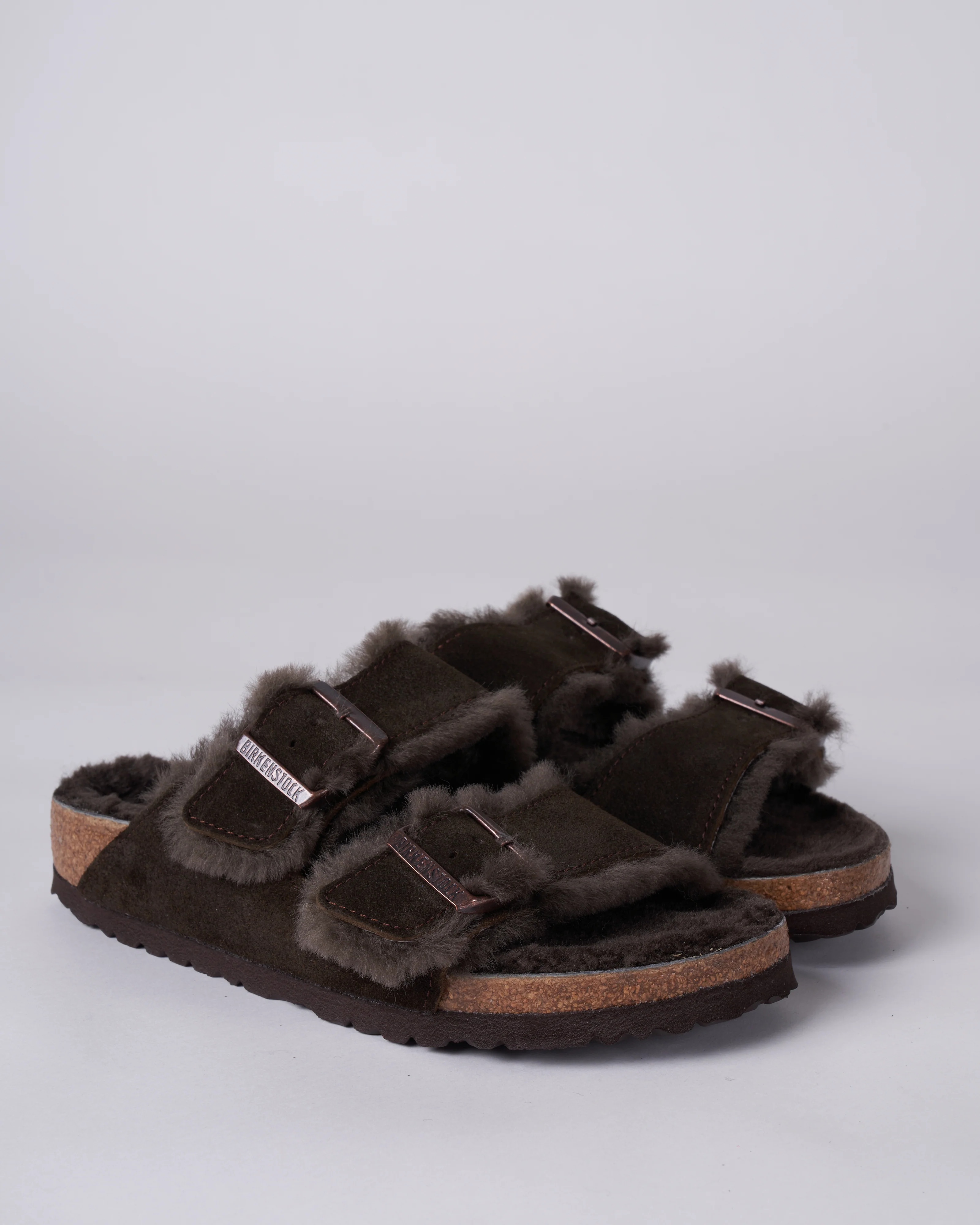 arizona shearling - suede/shearling \ mocha/mocha