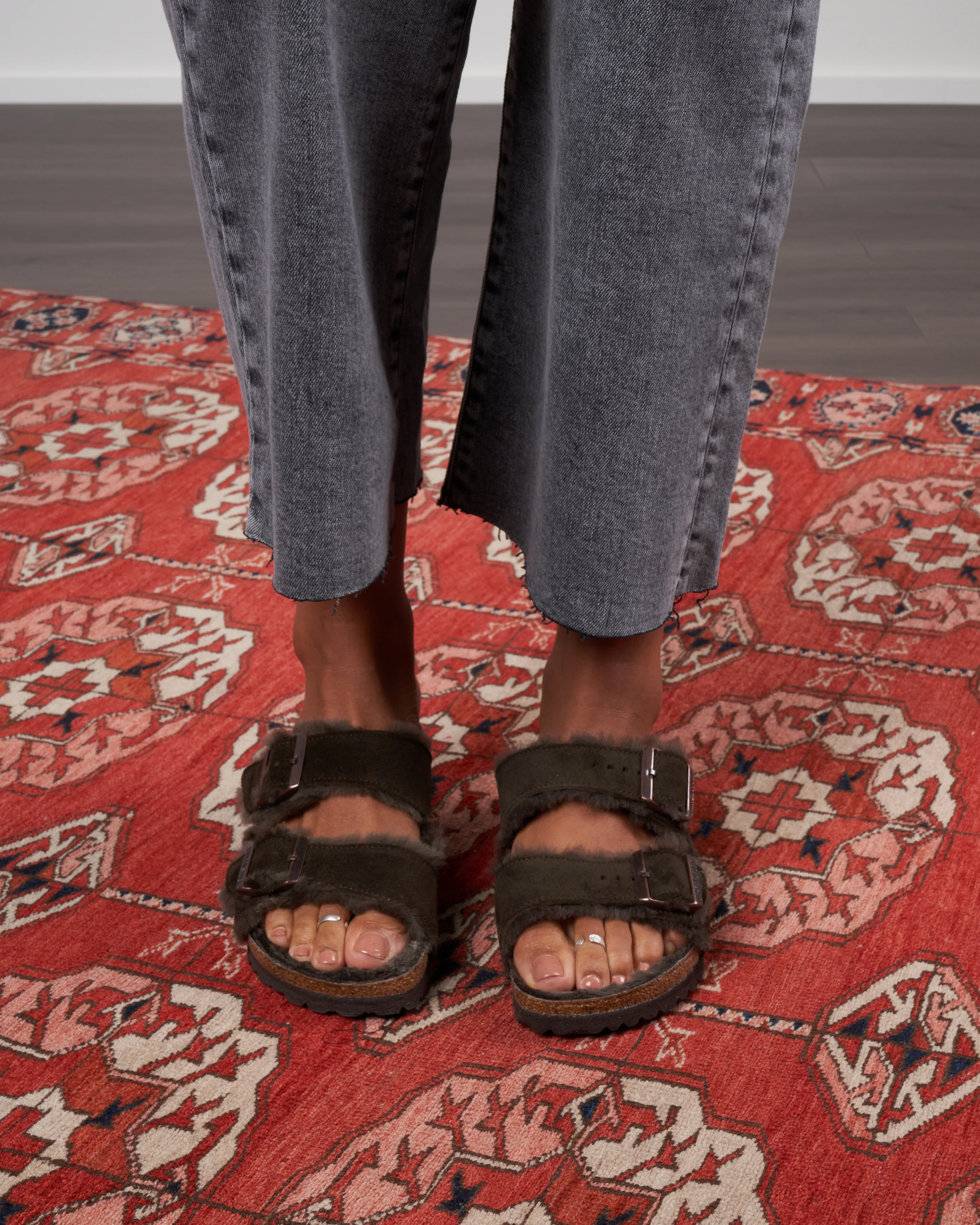 arizona shearling - suede/shearling \ mocha/mocha - Image 4