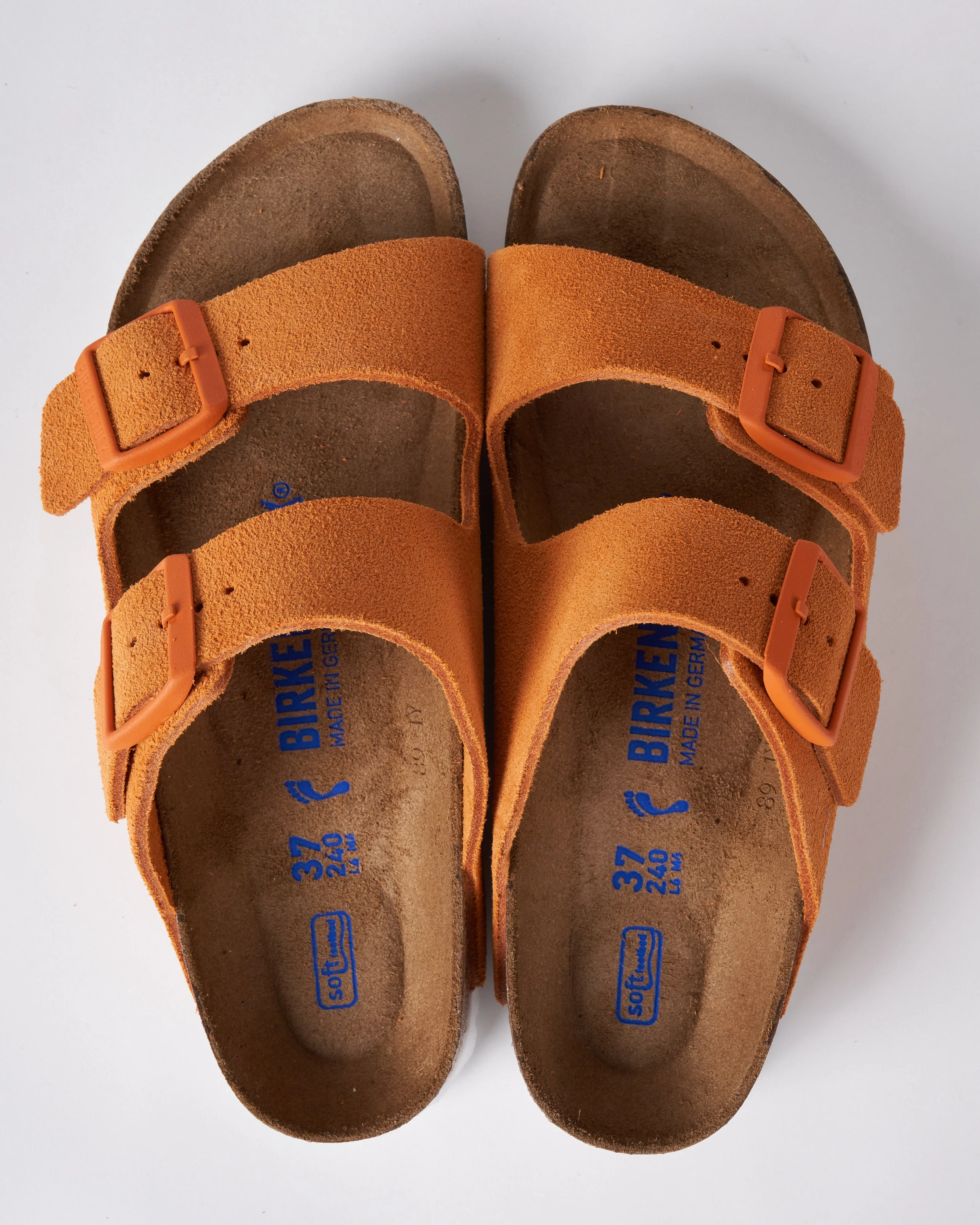 arizona soft footbed - russet orange suede - Image 3