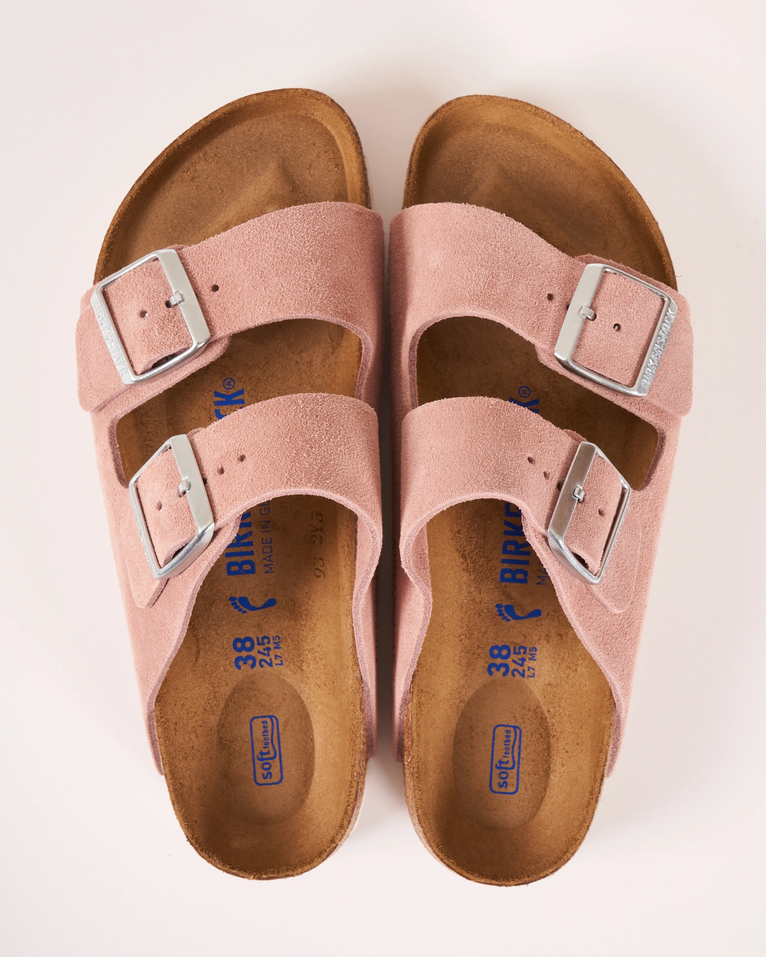 arizona soft footbed sandal - pink clay suede - Image 3