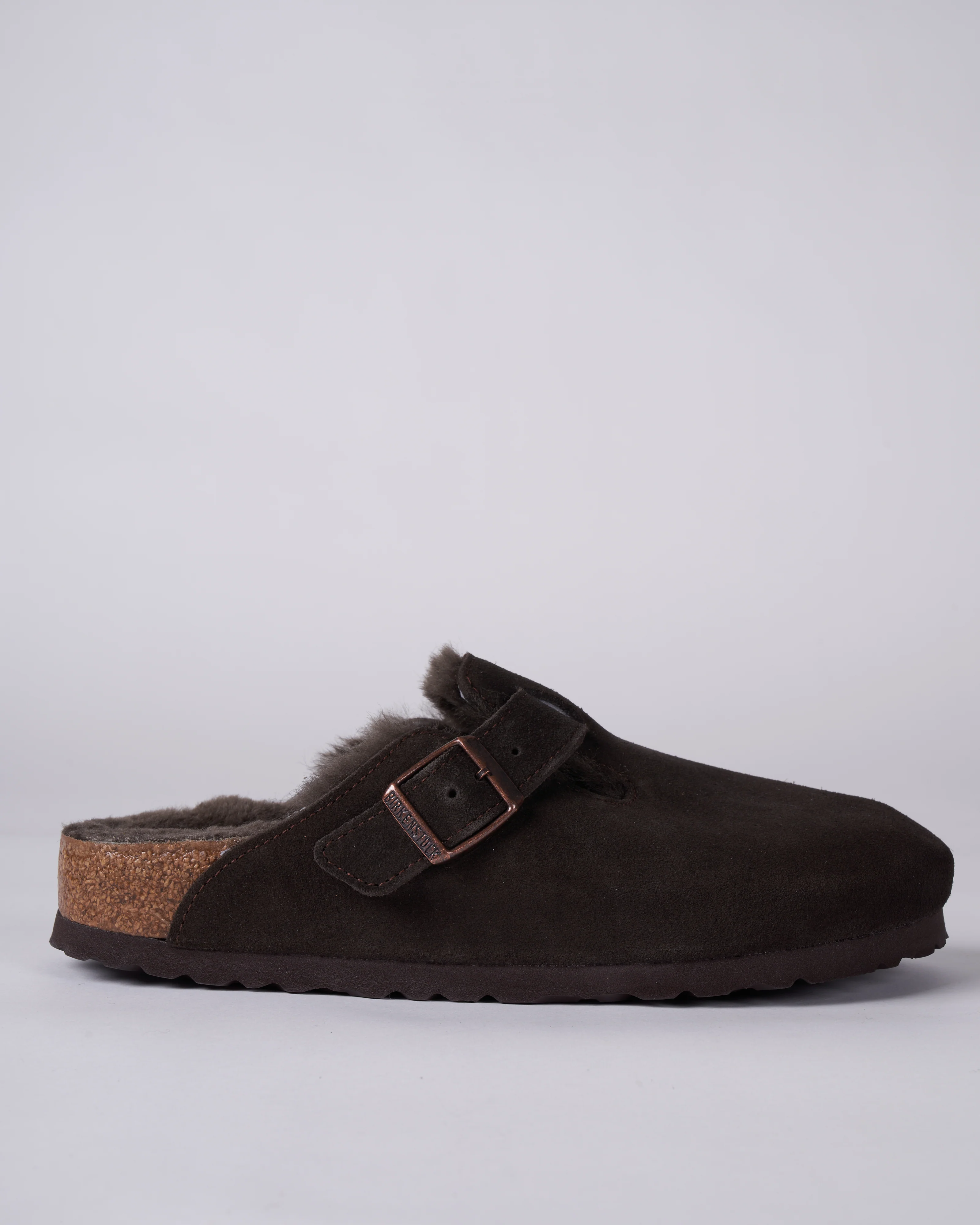 boston shearling - suede/shearling \ mocha/mocha - Image 2