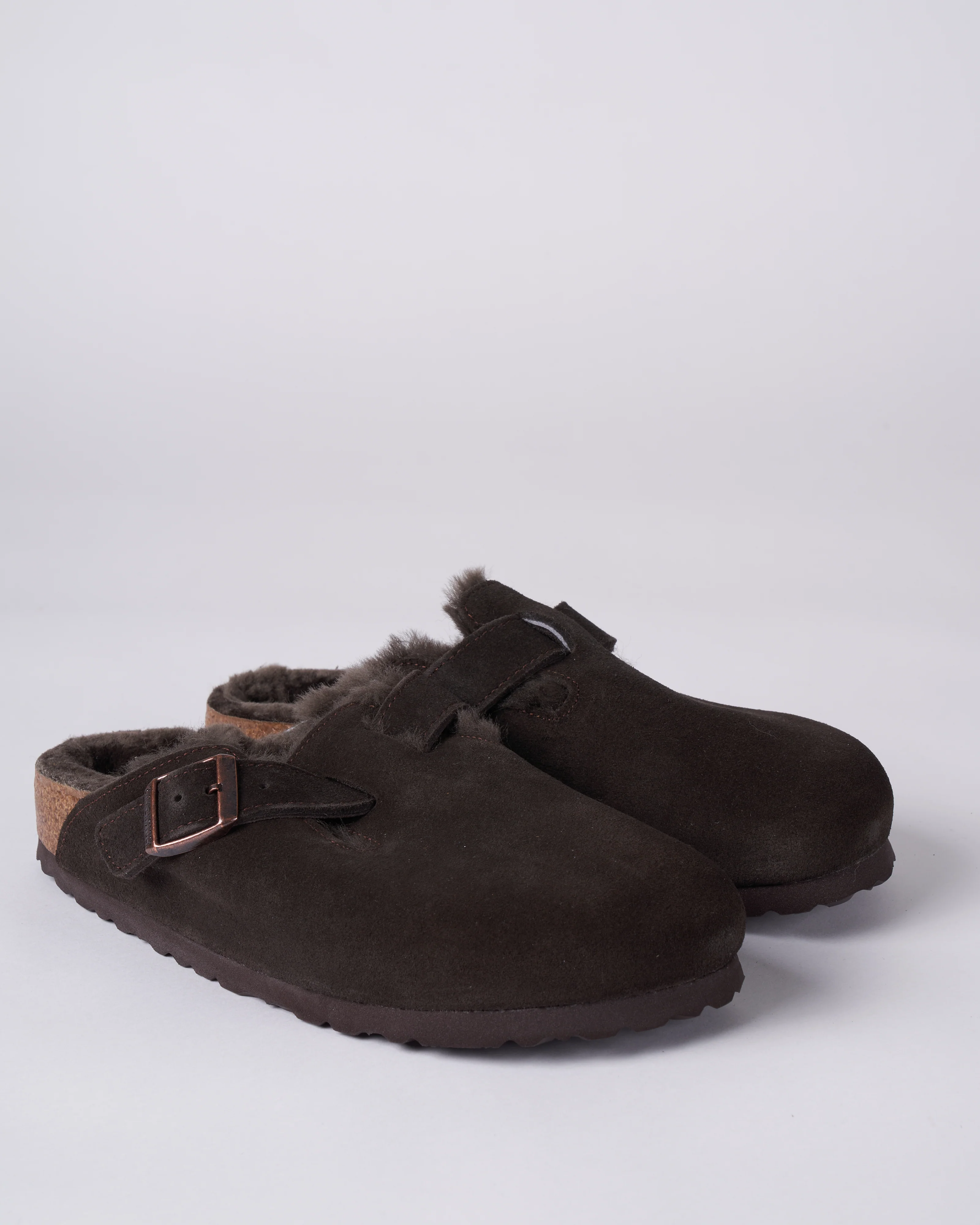 boston shearling - suede/shearling \ mocha/mocha - Image 4