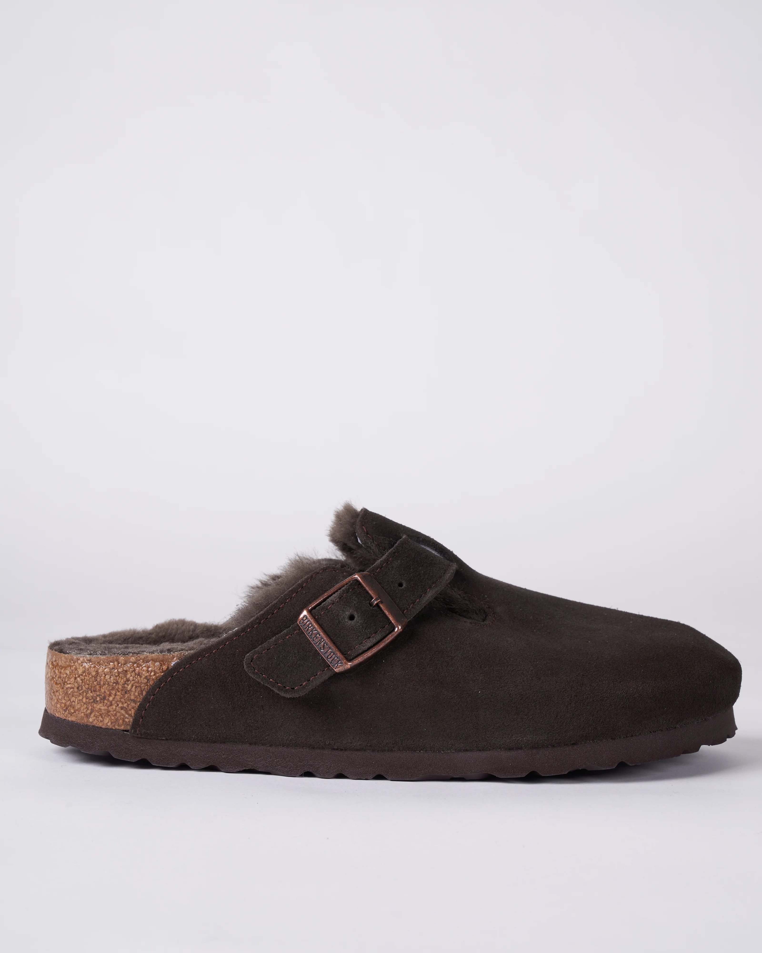boston shearling - suede/shearling \ mocha/mocha - Image 5