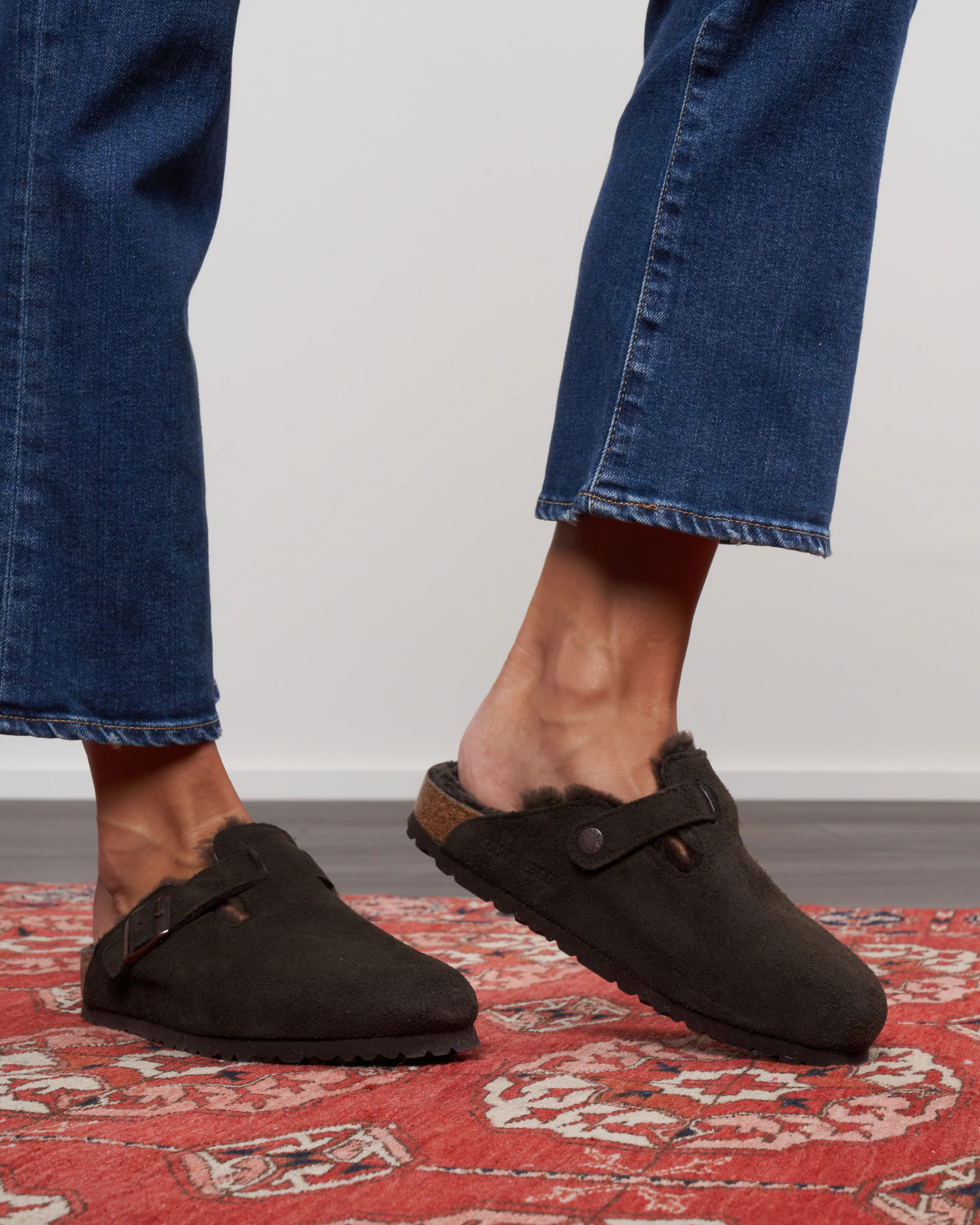 boston shearling - suede/shearling \ mocha/mocha - Image 7
