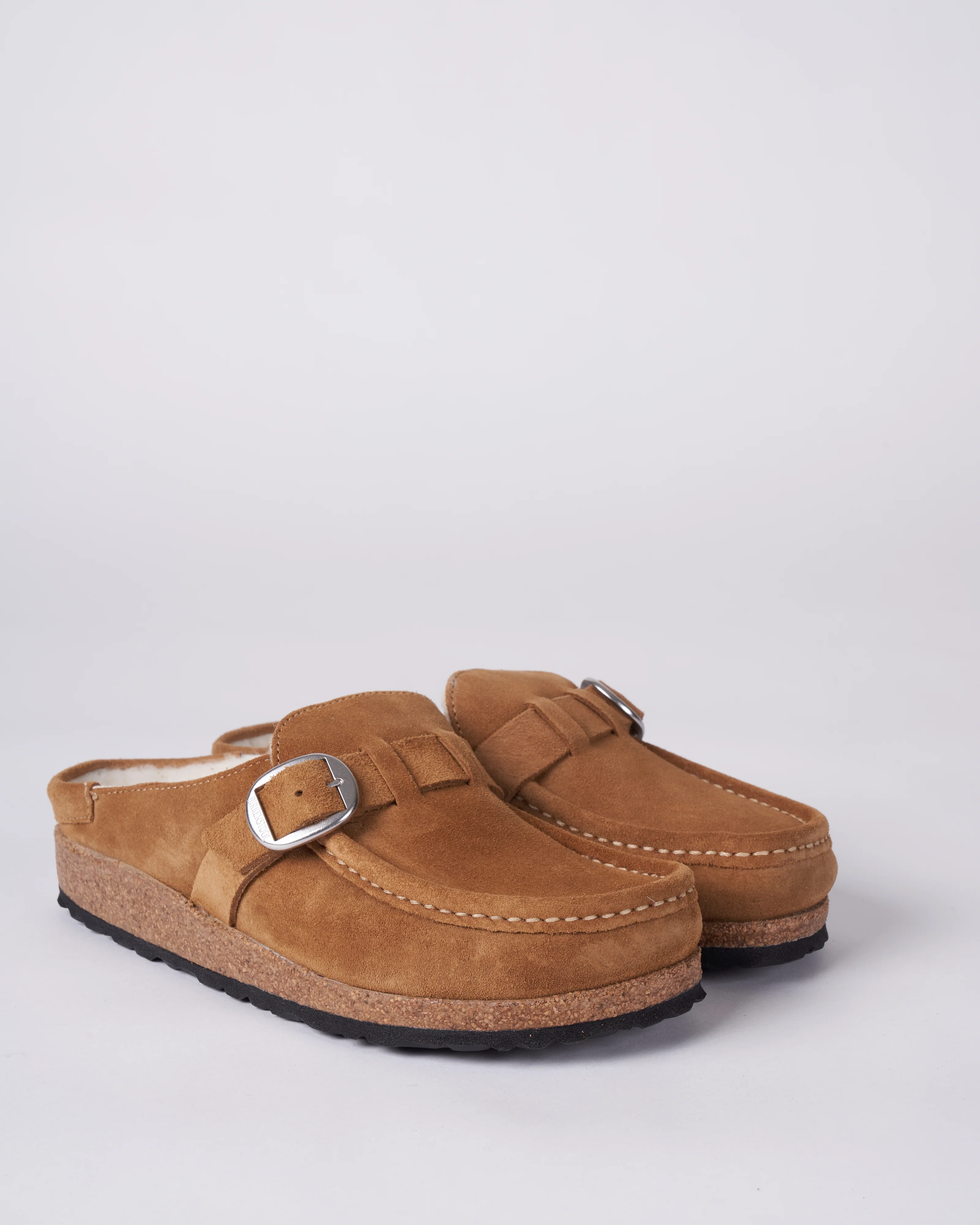 buckley shearling - suede/shearling \ tea/natural - Image 4