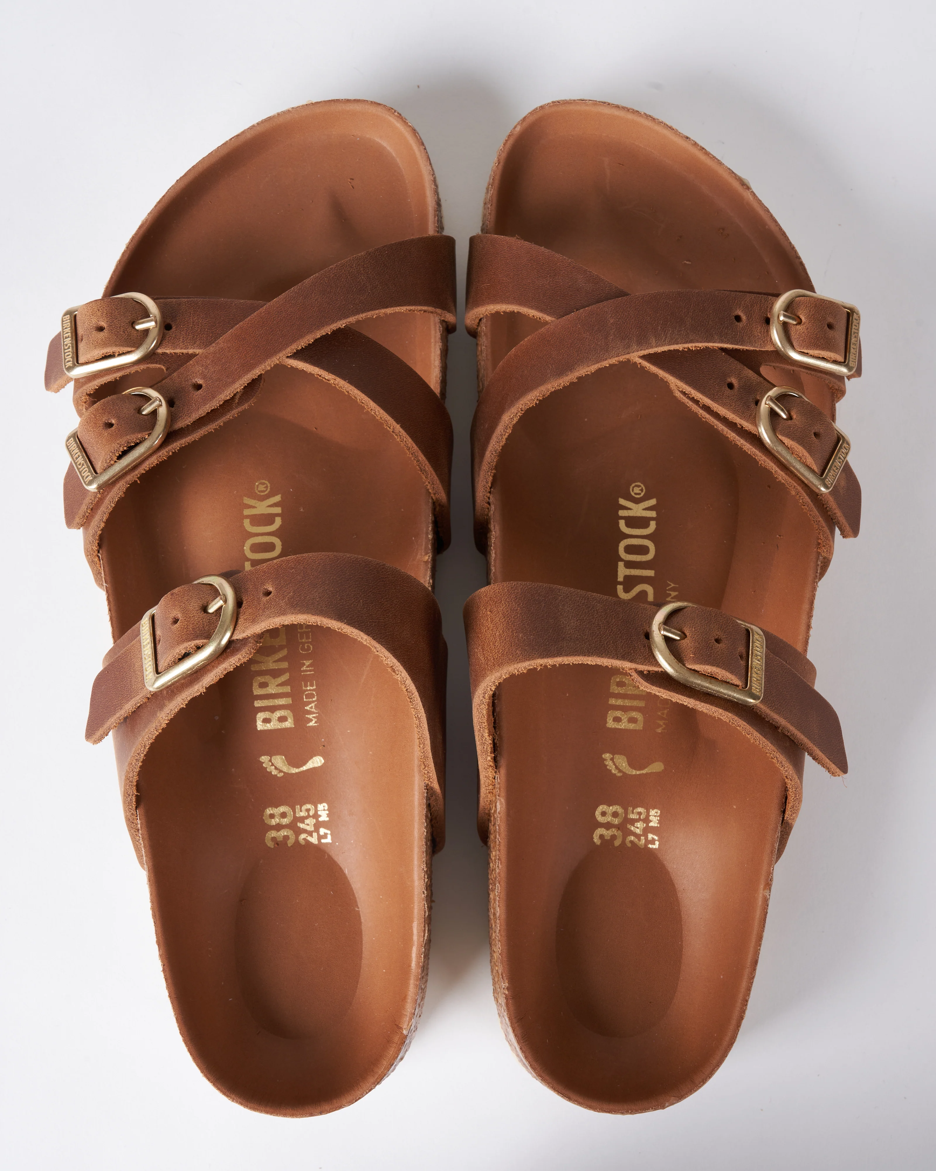franca hex - cognac oiled leather - Image 3
