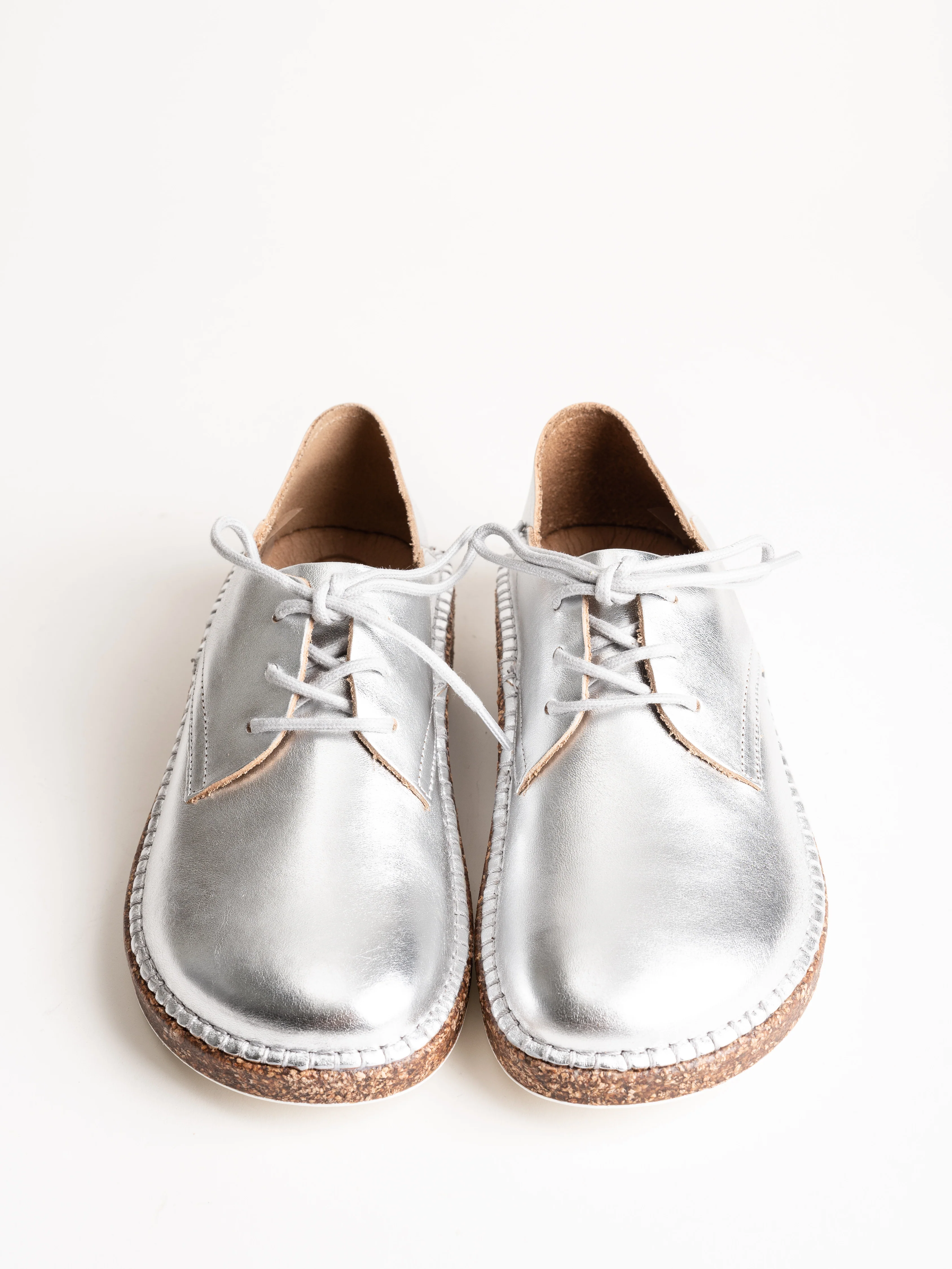 gary metallic leather loafer - silver - Image 4