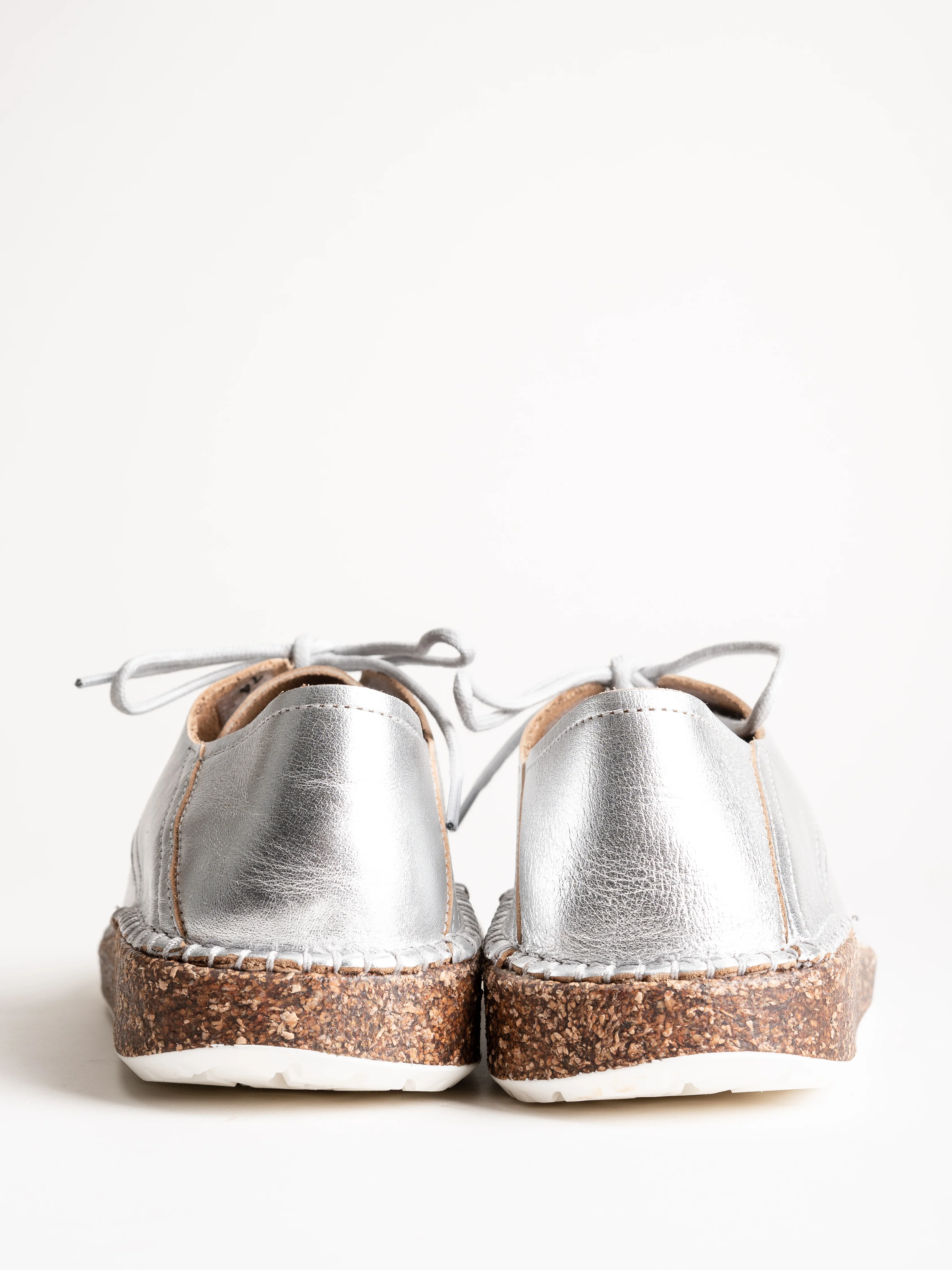 gary metallic leather loafer - silver - Image 5
