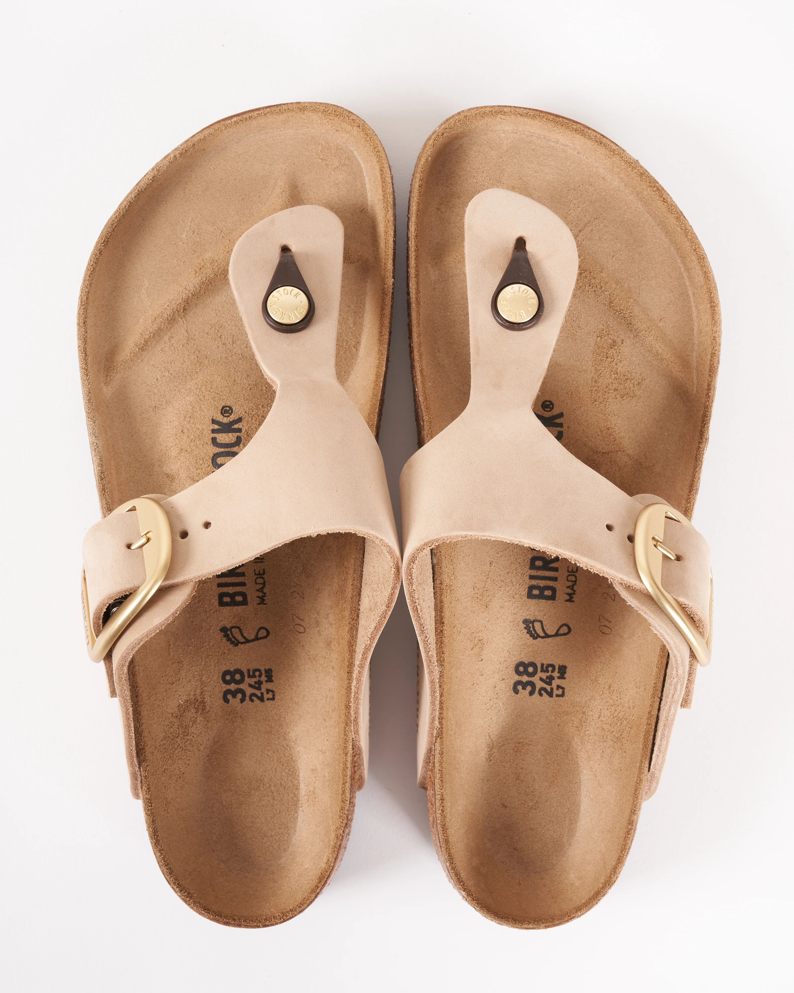 gizeh big buckle sandal - sandcastle nubuck - Image 3