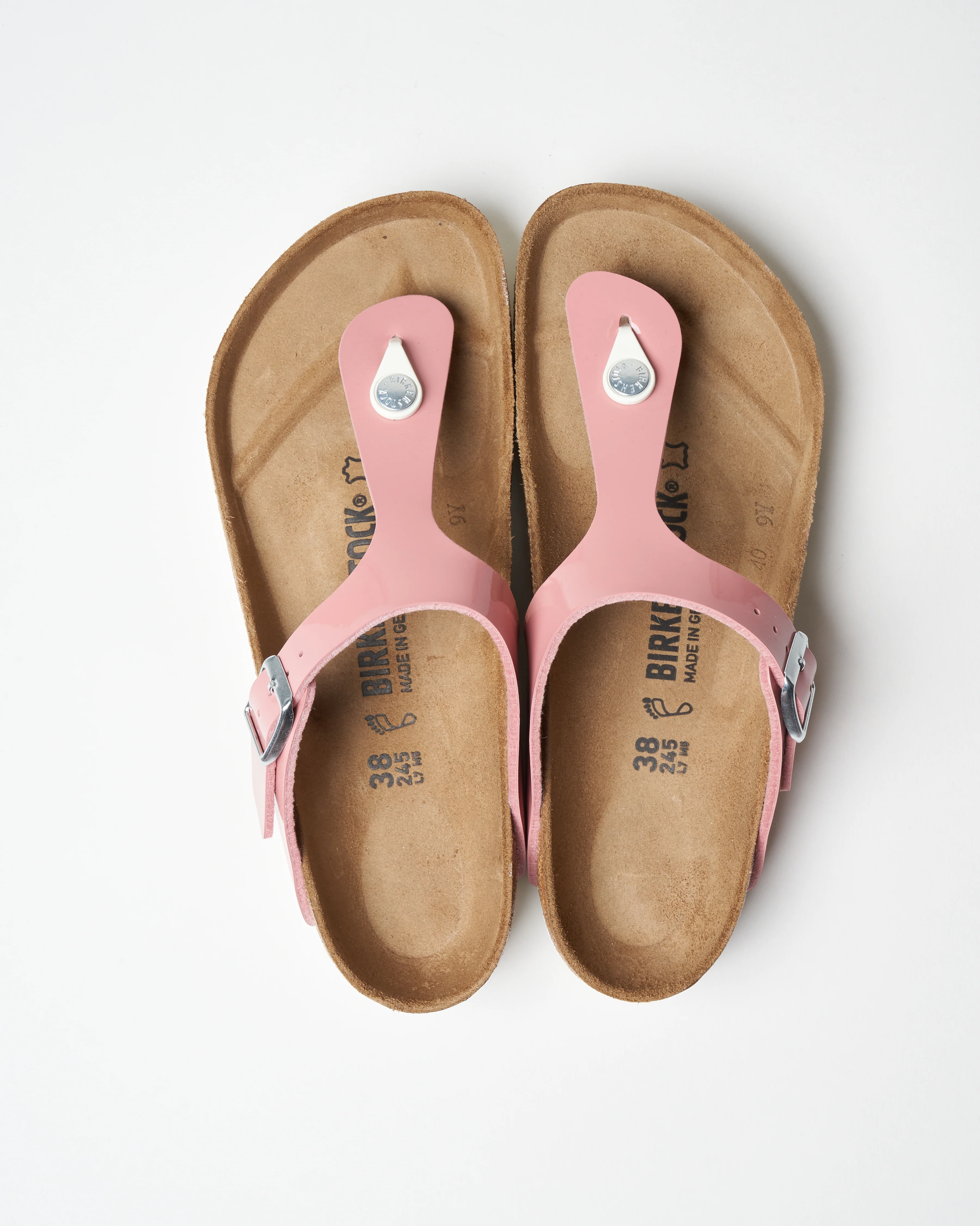 gizeh patent sandal - old rose - Image 3