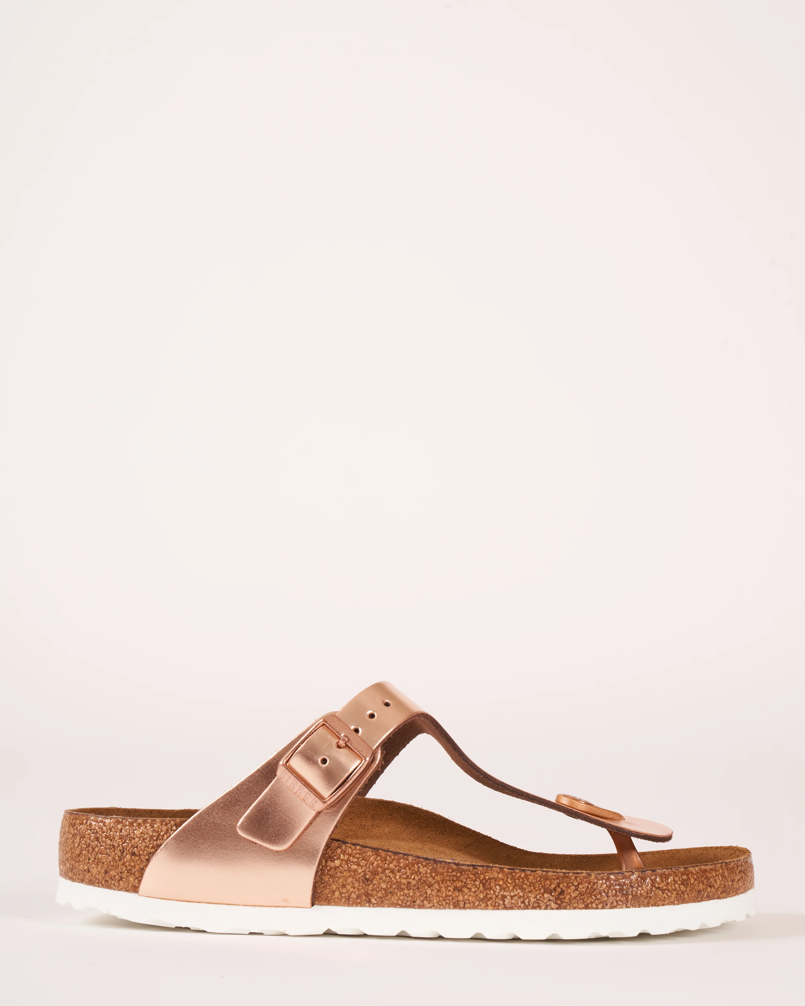 gizeh soft footbed sandal - metallic copper leather - Image 3
