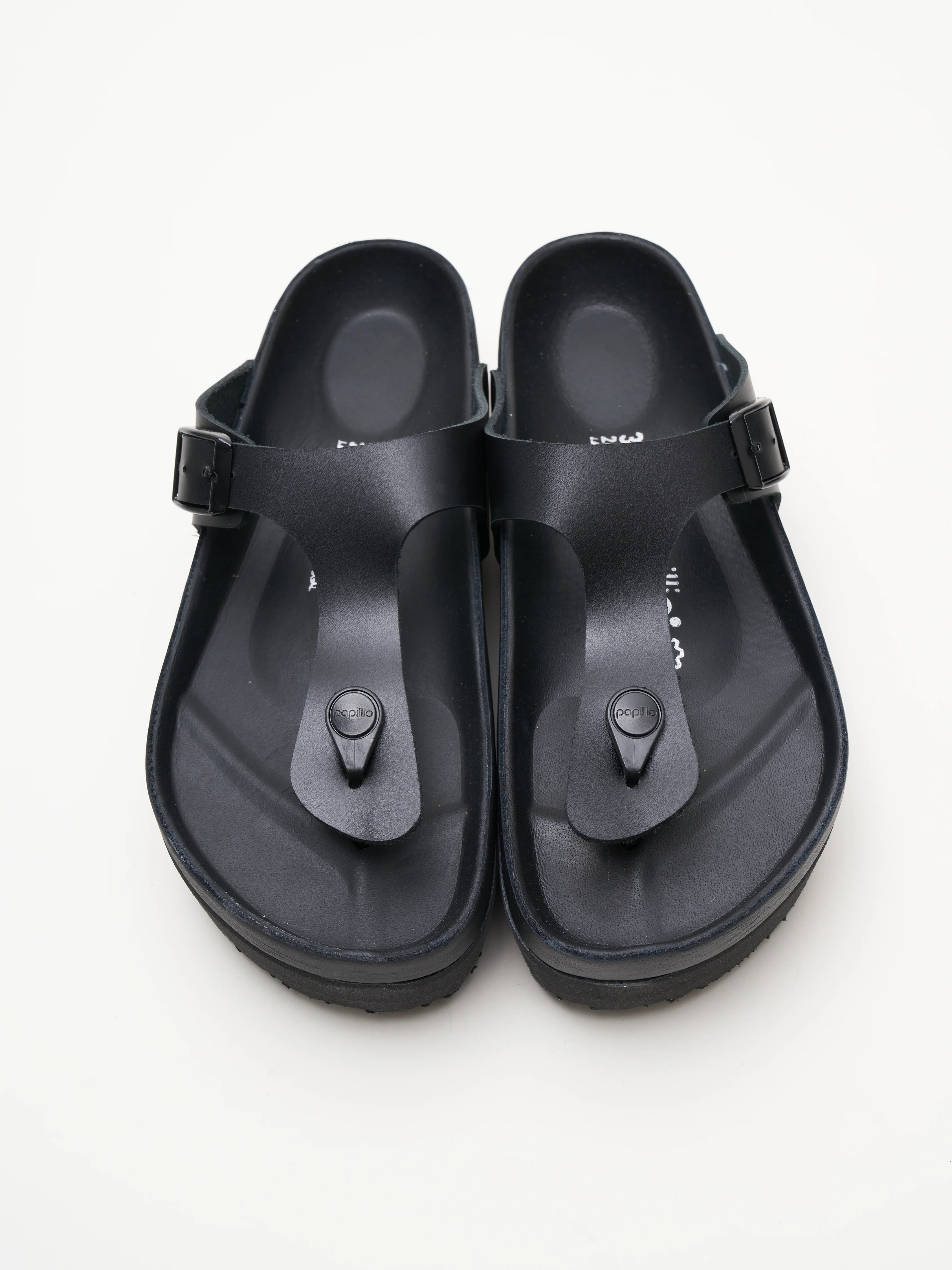 leather gizeh platform exquisite - black - Image 4
