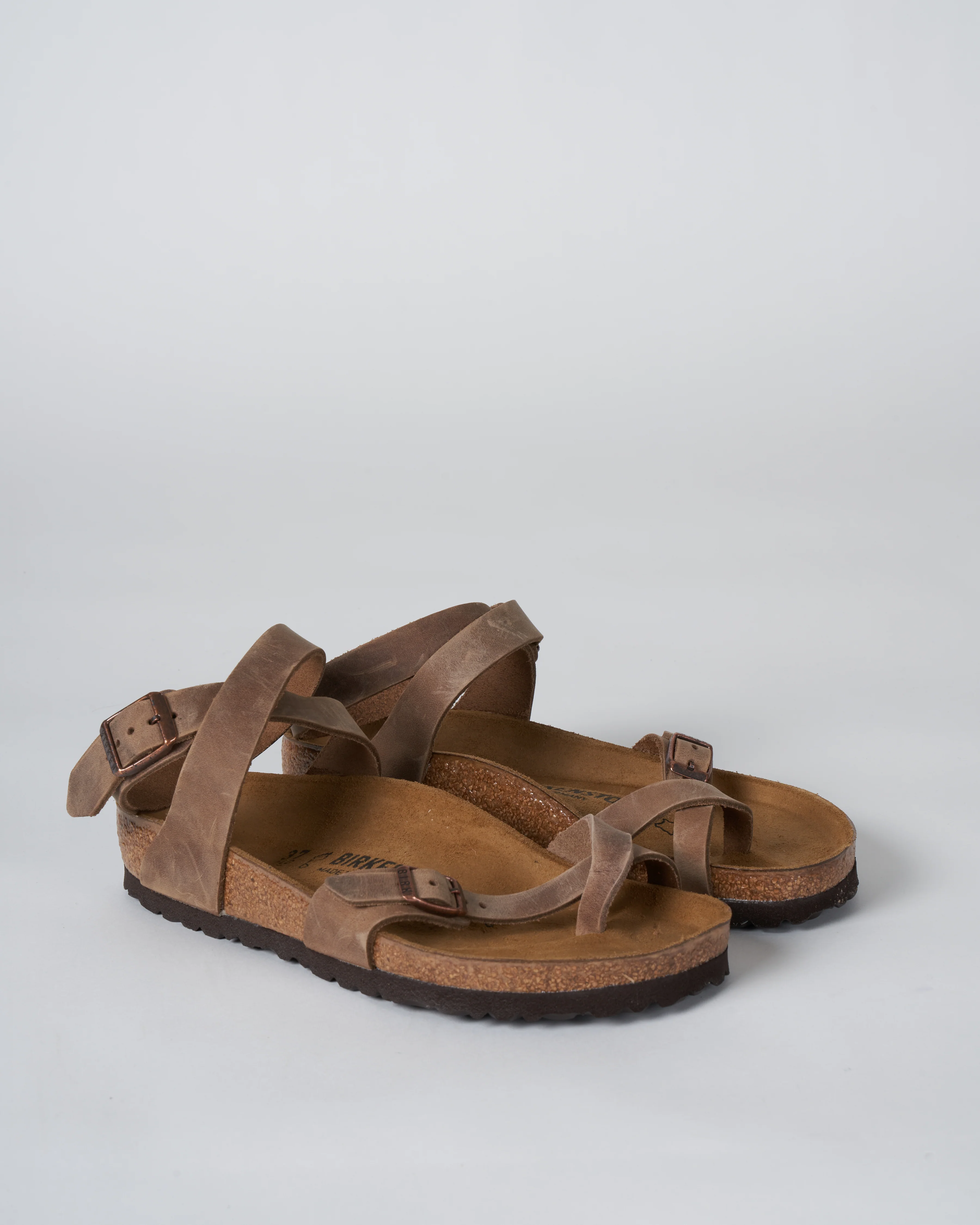 yara oiled leather sandal - tobacco - Image 2