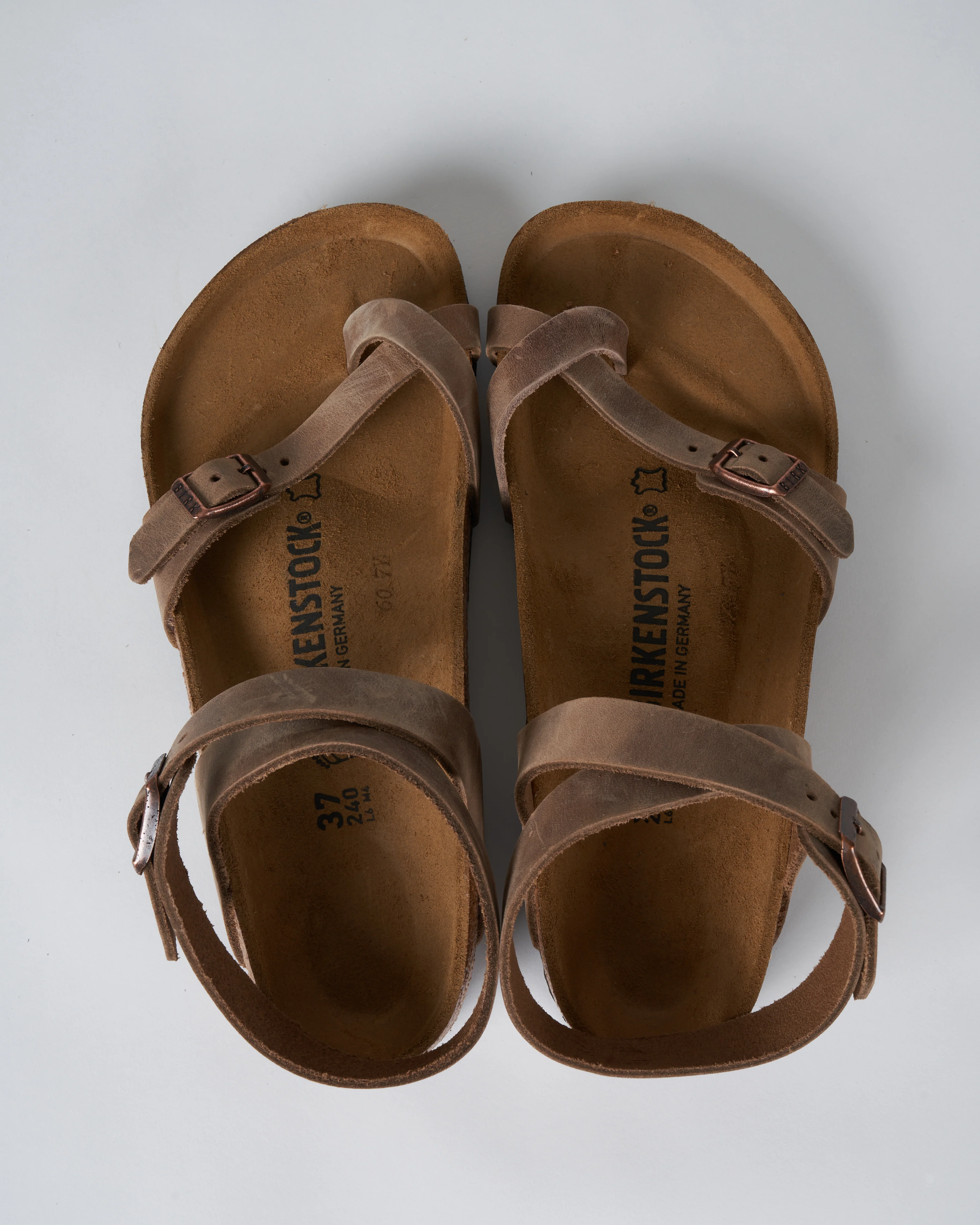 yara oiled leather sandal - tobacco - Image 4