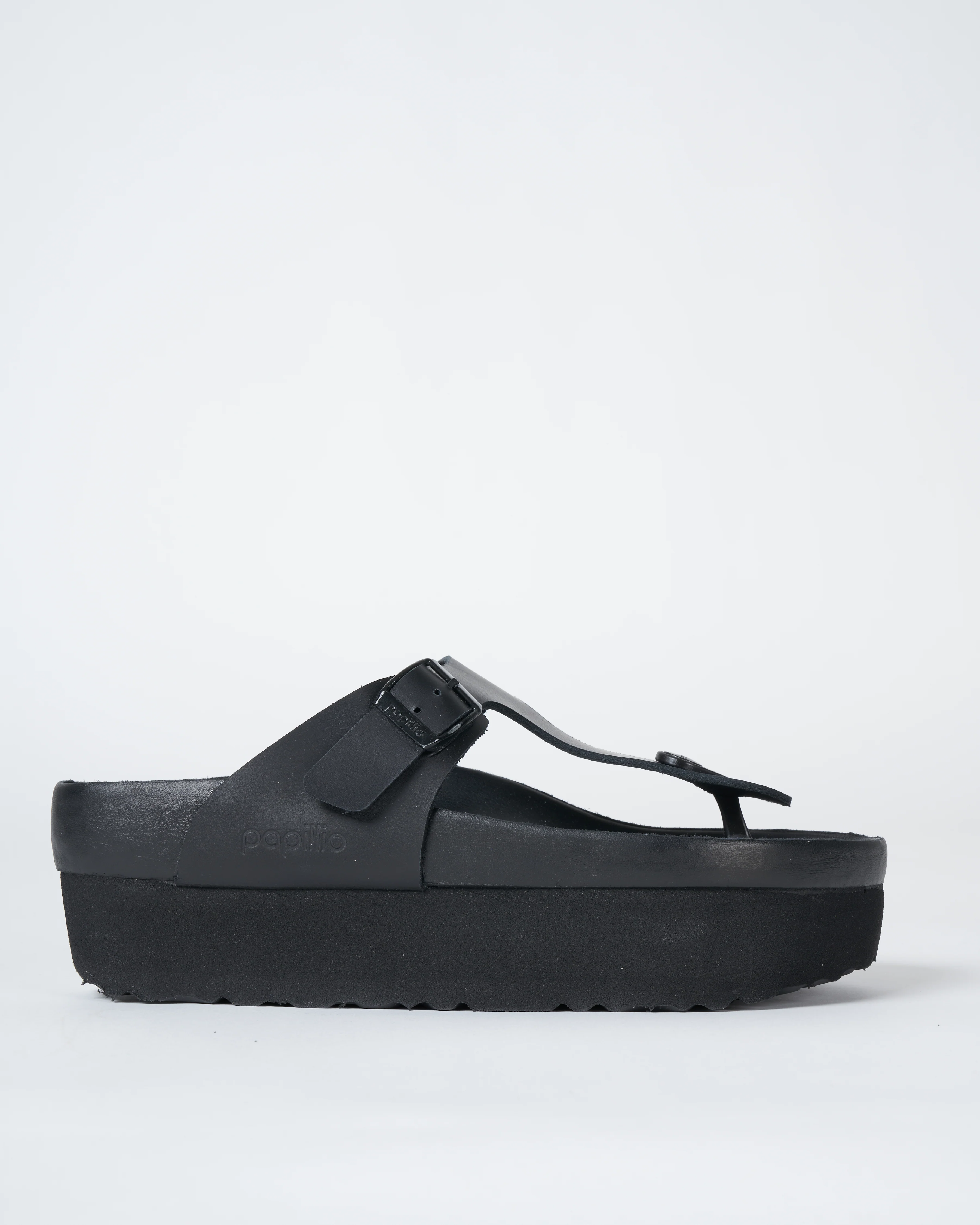 gizeh papillio sandal - black leather