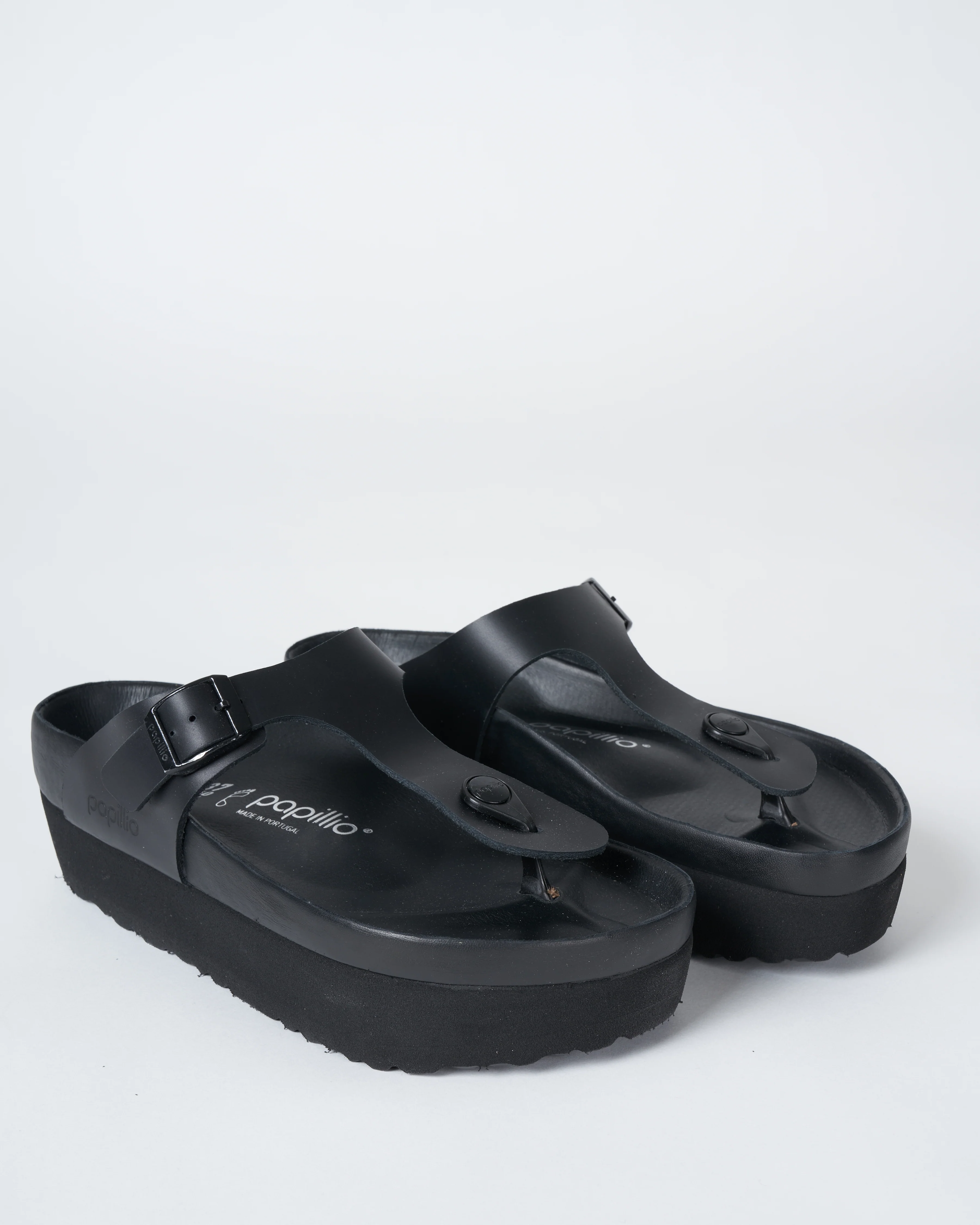 gizeh papillio sandal - black leather - Image 2