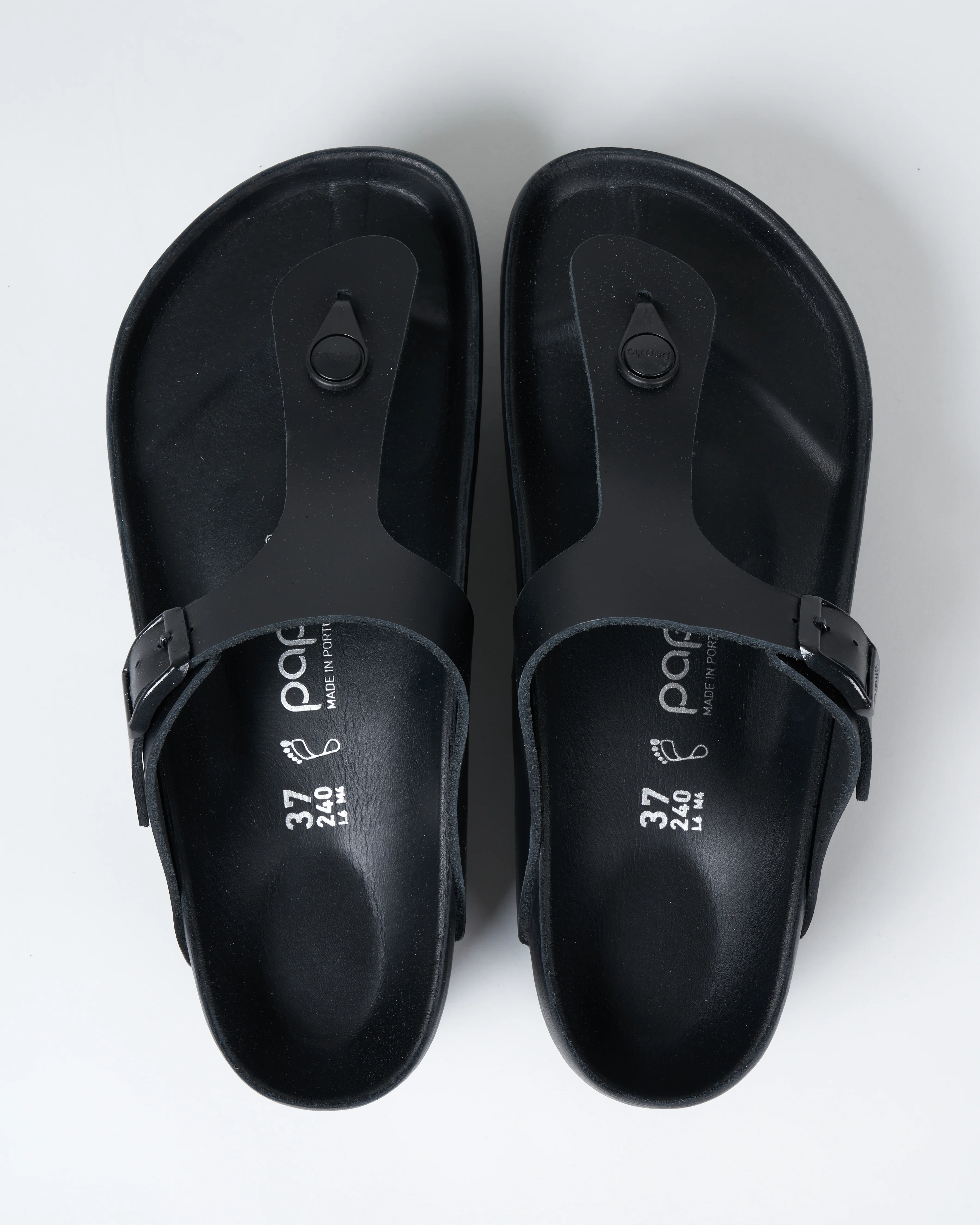 gizeh papillio sandal - black leather - Image 3