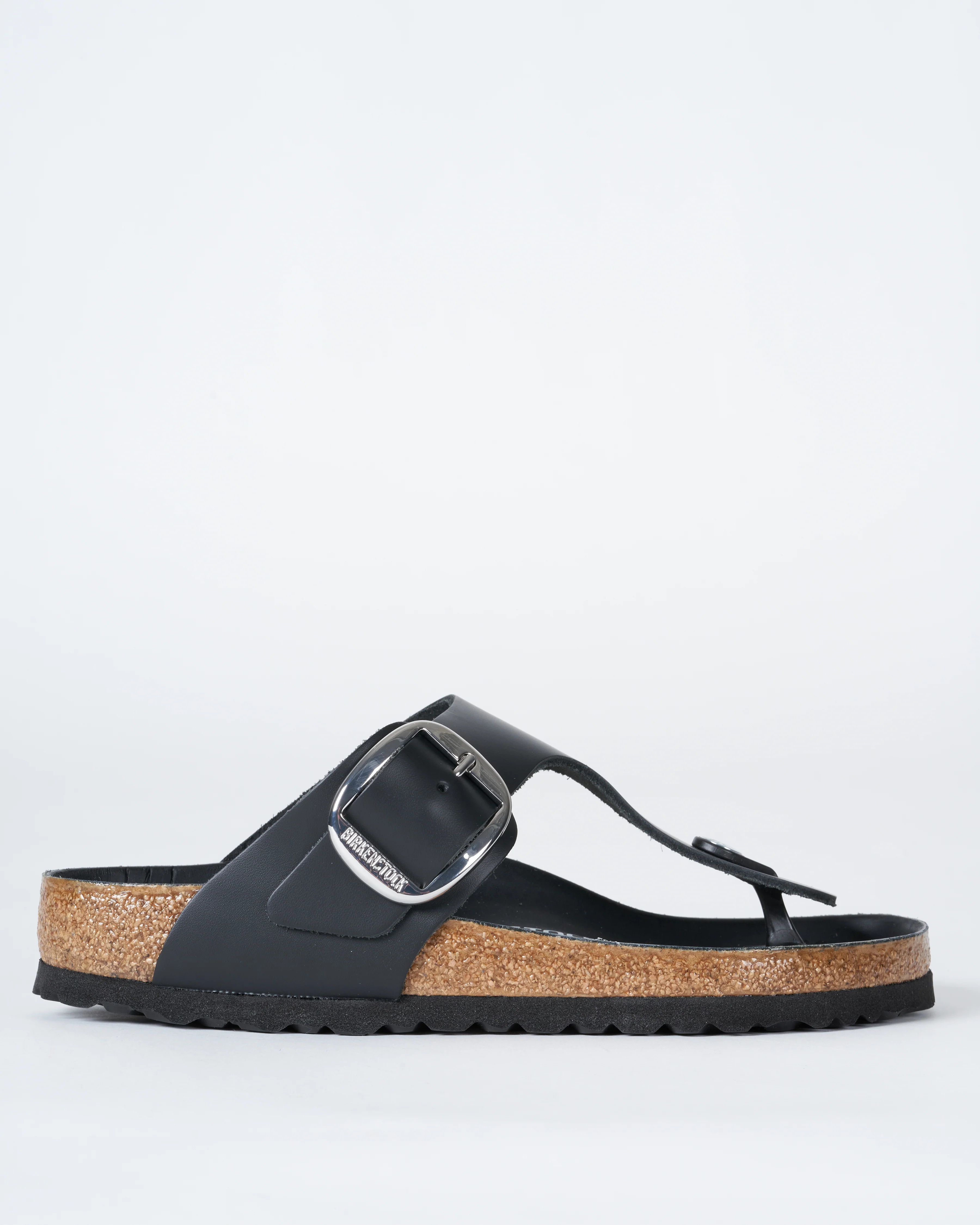 gizeh big buckle sandal - leather black - Image 2