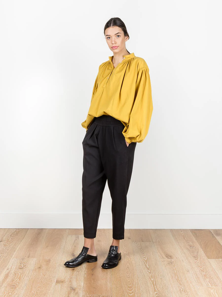balloon sleeve blouse - honey - Image 2