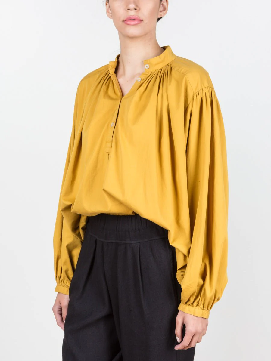 balloon sleeve blouse - honey - Image 3