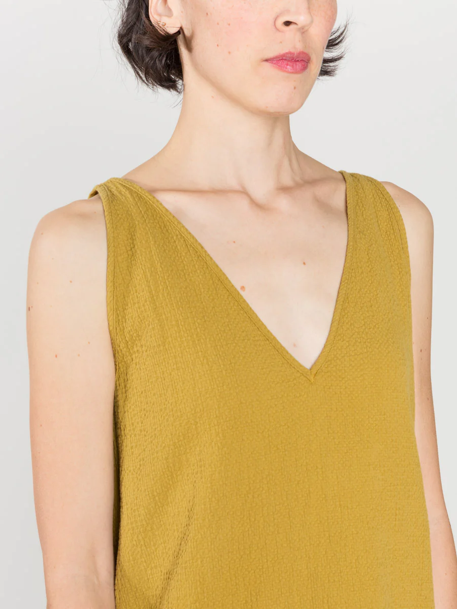 multi dress - mustard - Image 4