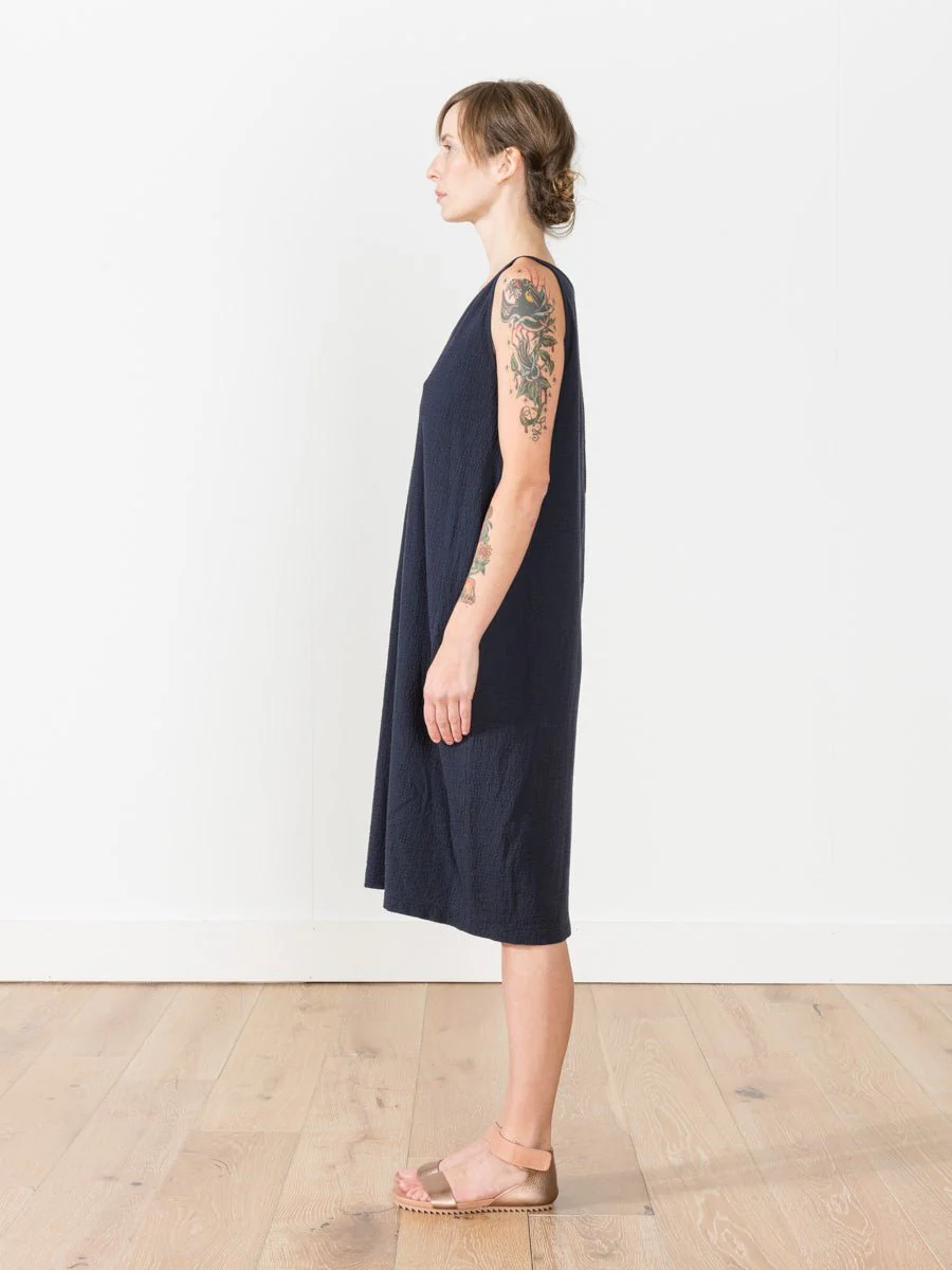 multi dress - navy - Image 2