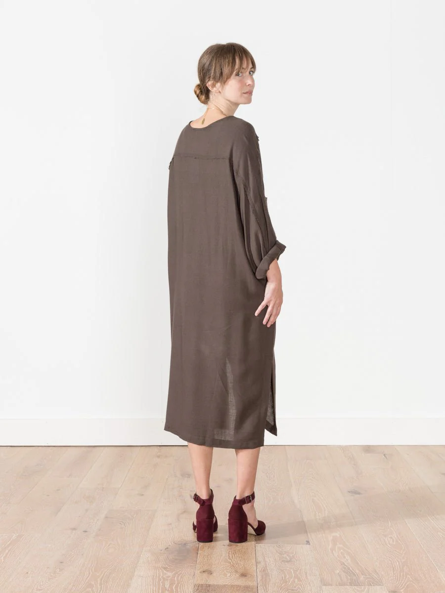 dome dress - charcoal - Image 4