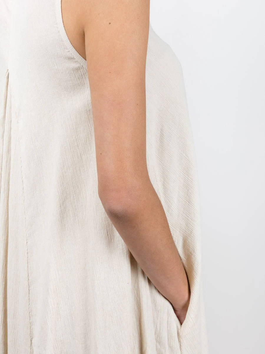 floral dress - beige - Image 5