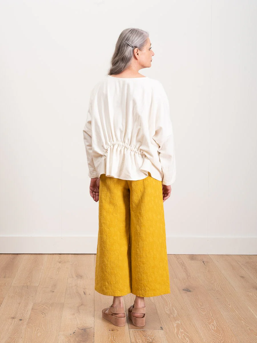 gathered top - cream - Image 3