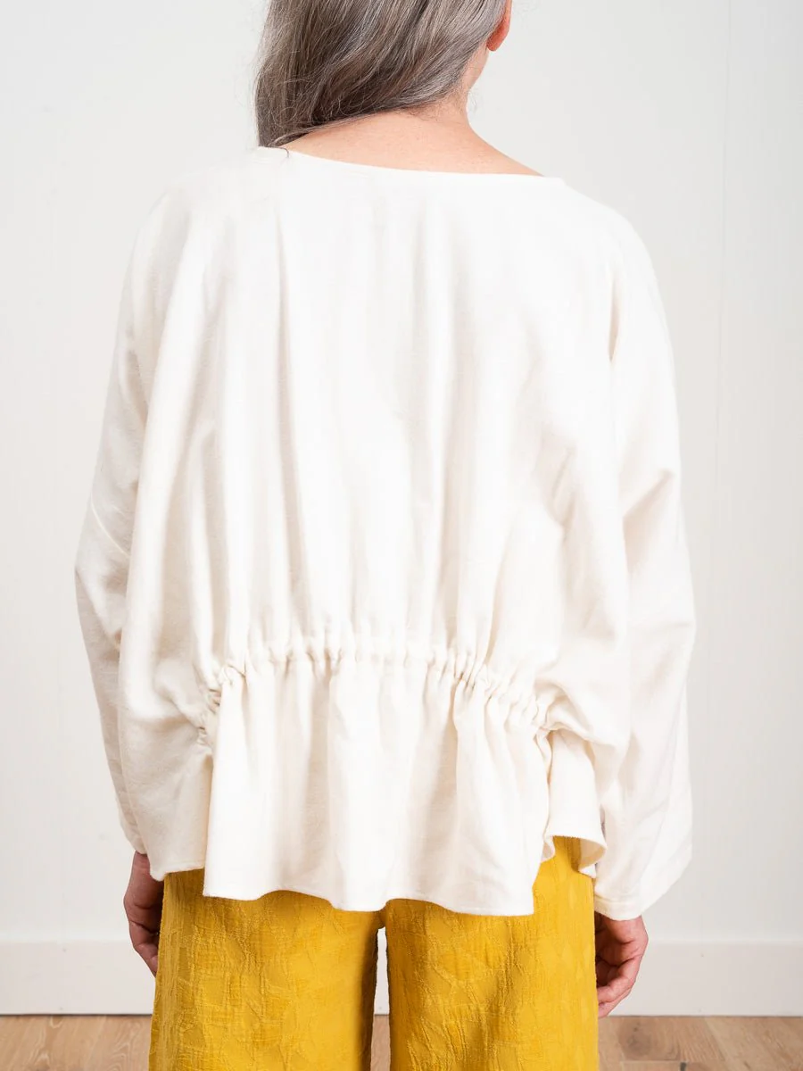 gathered top - cream - Image 6
