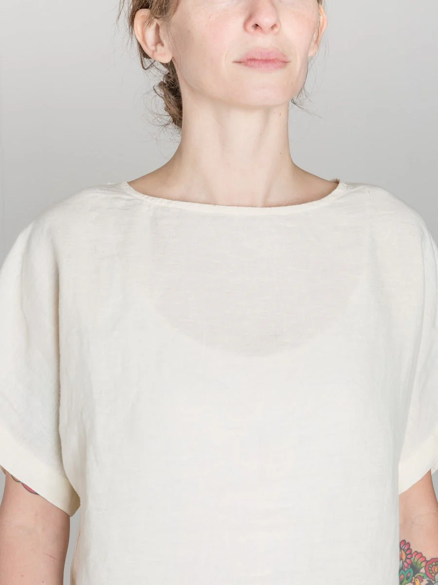 box top - cream - Image 5