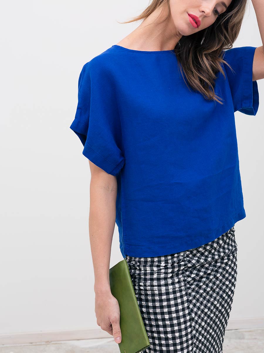 box top - royal