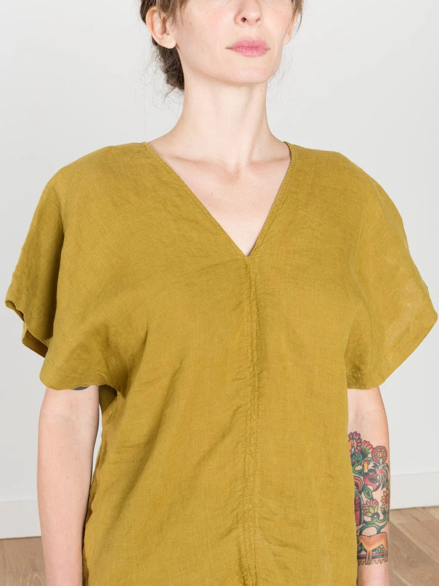 ginkgo top - mustard - Image 5