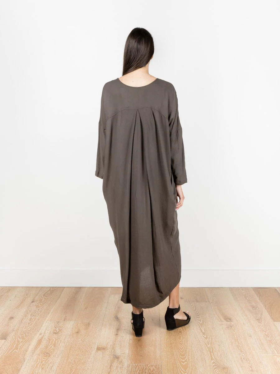 pleated cocoon dress - Image 3