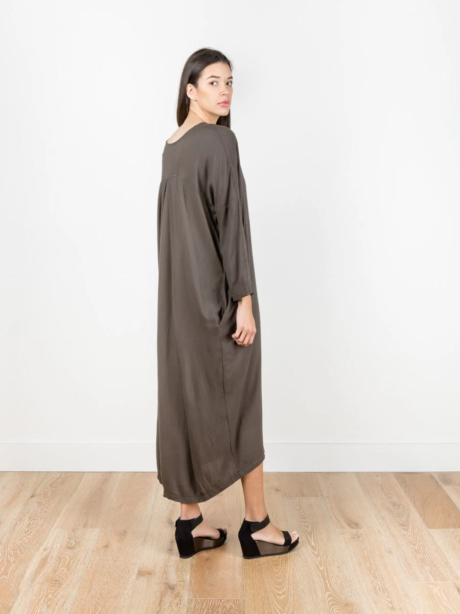 pleated cocoon dress - Image 4