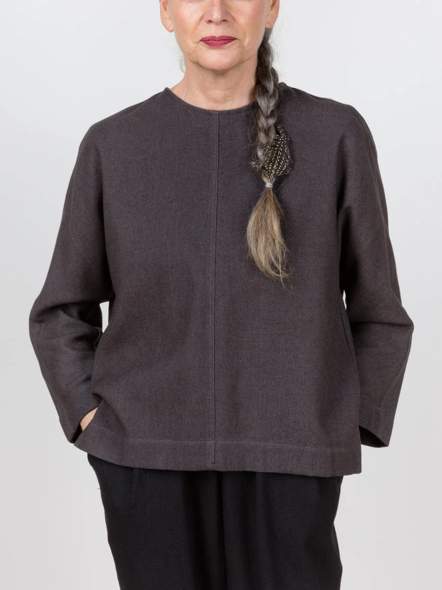open back top - plum - Image 2