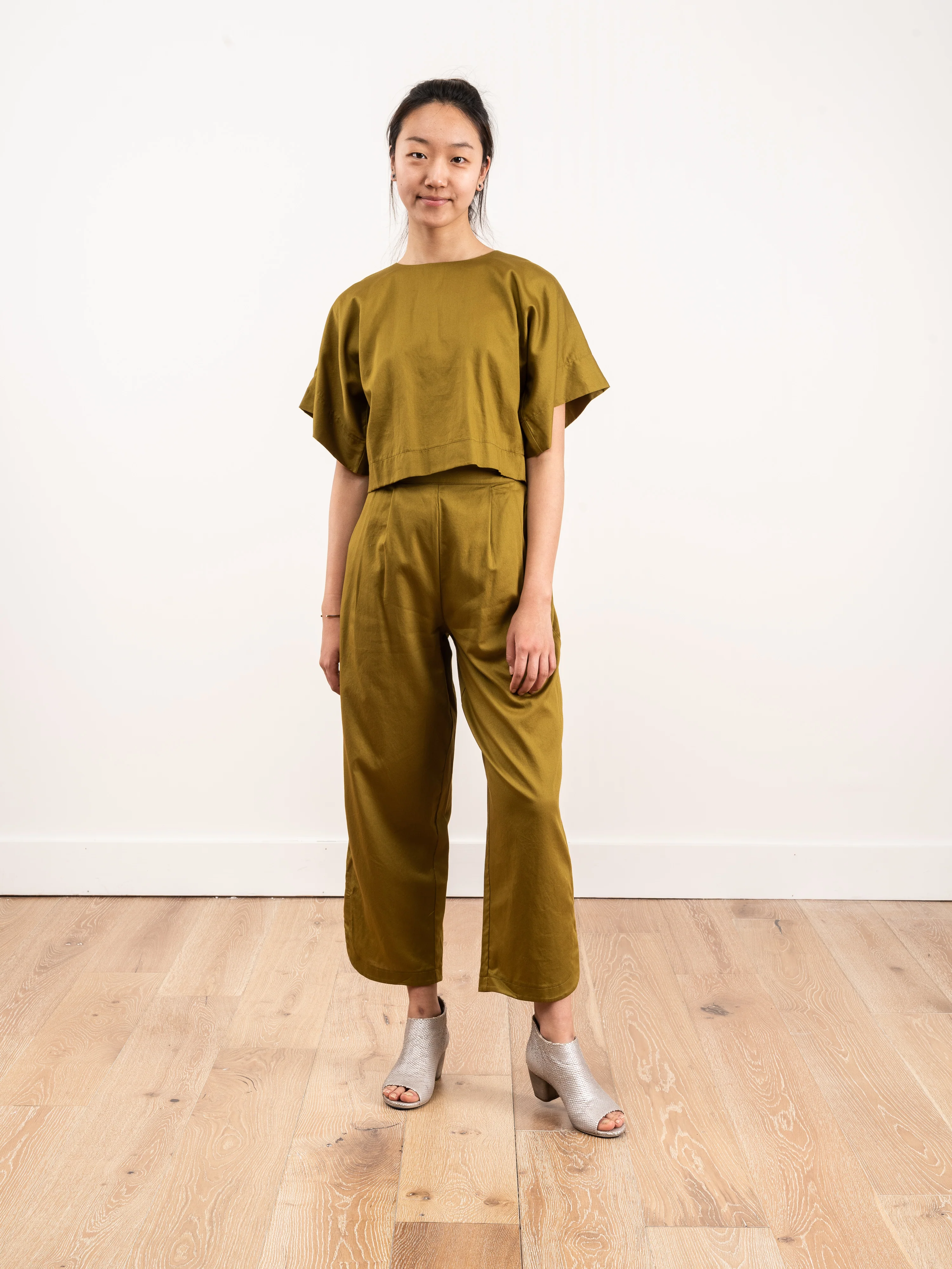 petal top - olive