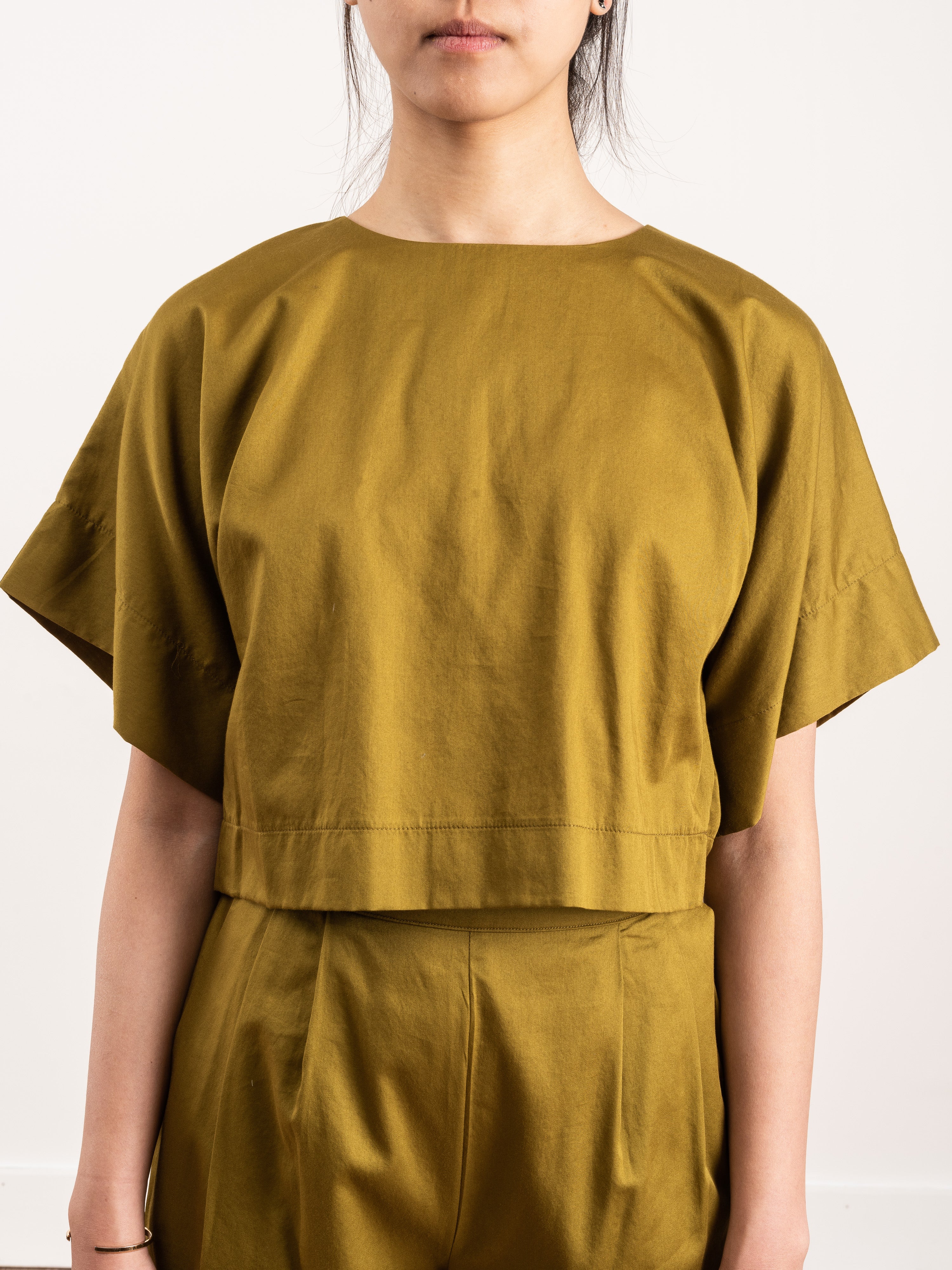 petal top - olive - Image 3