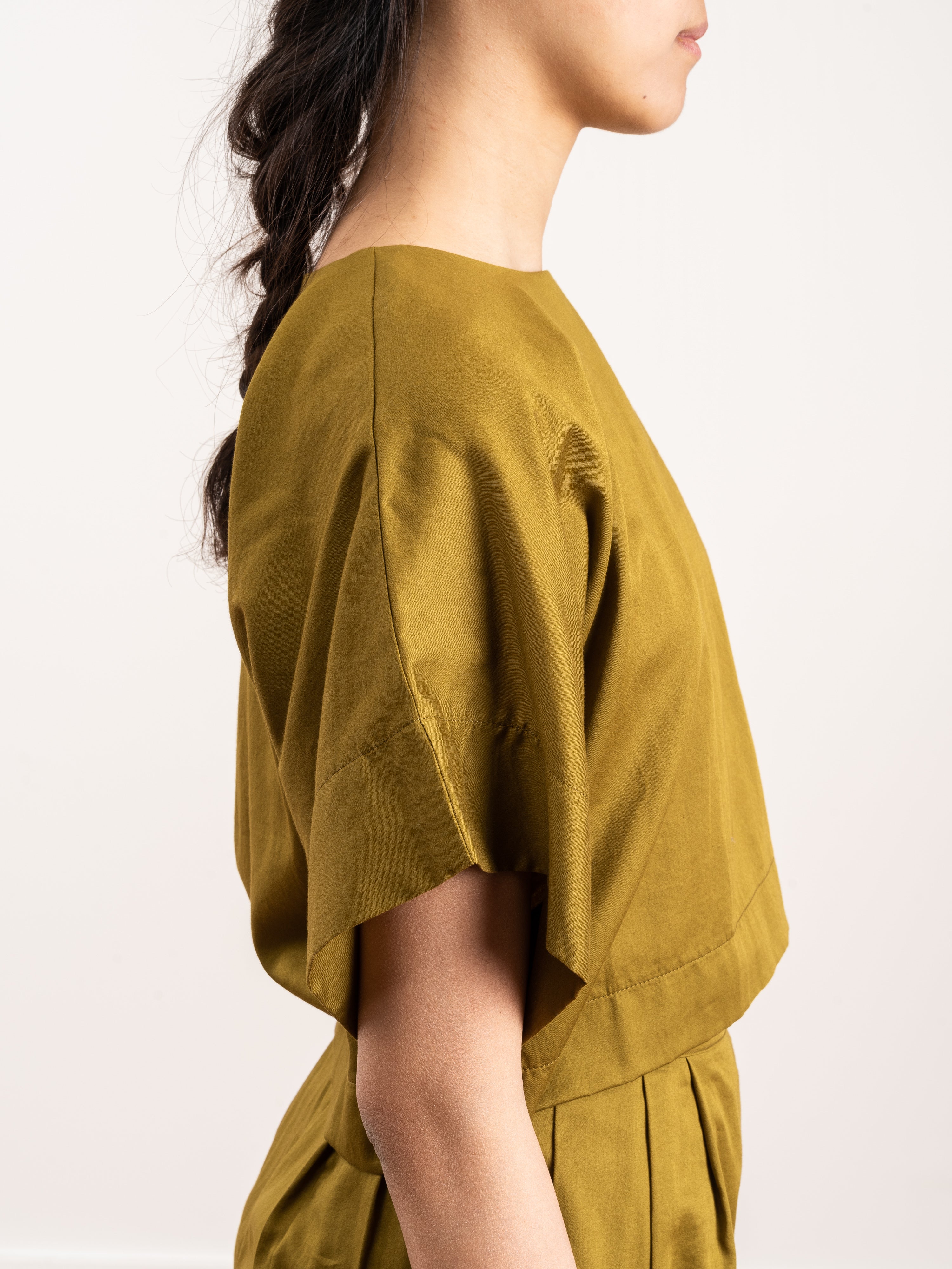 petal top - olive - Image 4