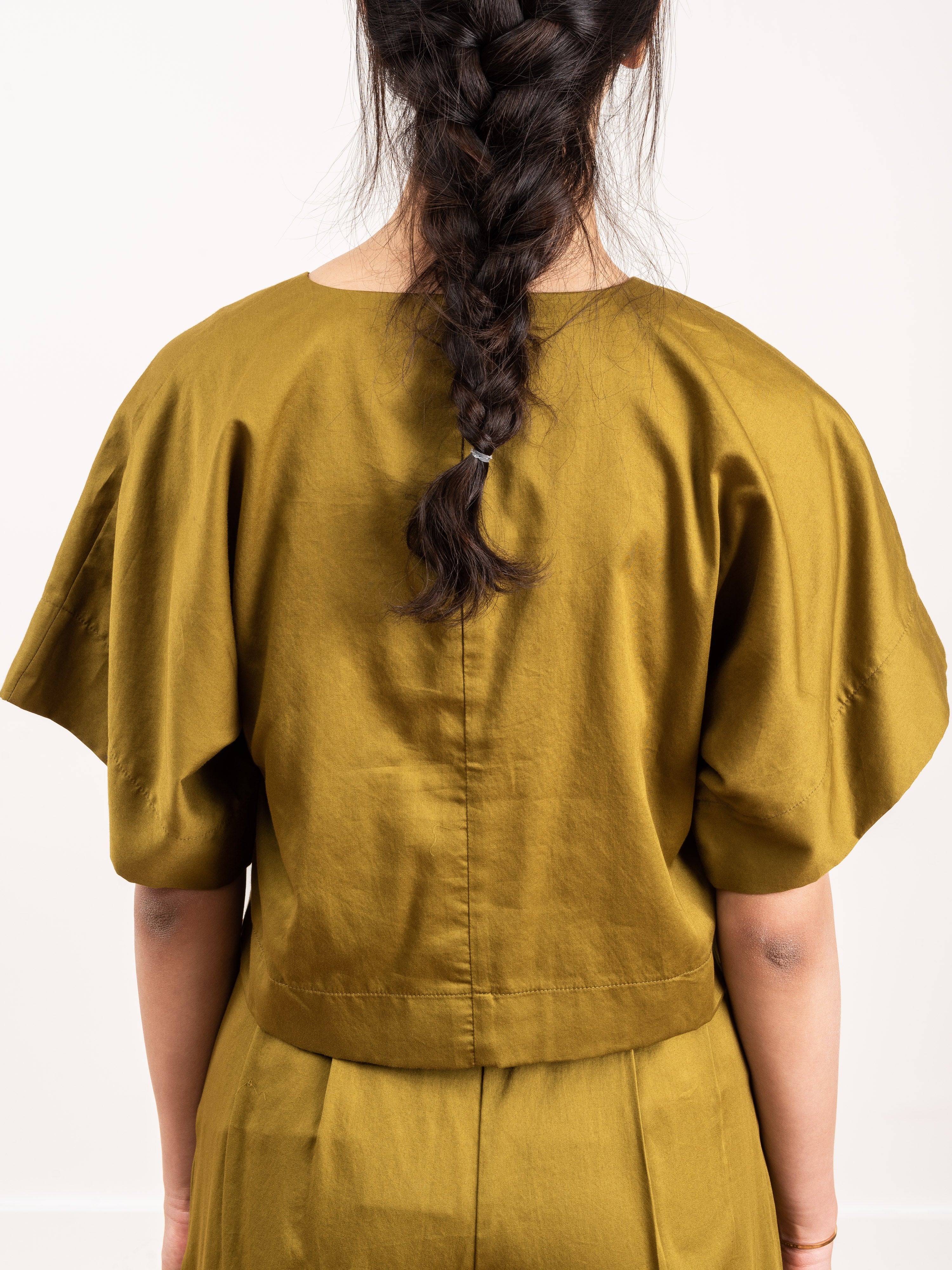 petal top - olive - Image 5