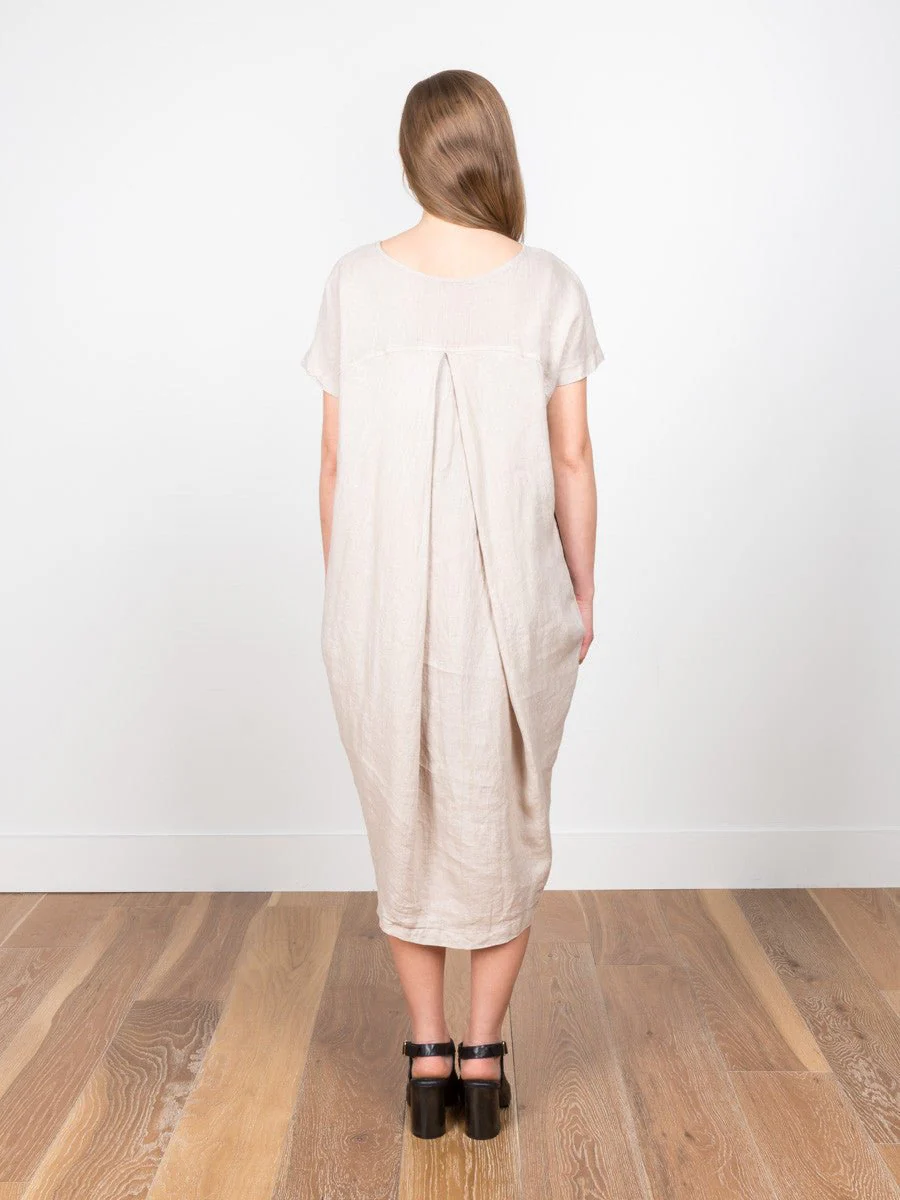 pleated cocoon - oatmeal - Image 3