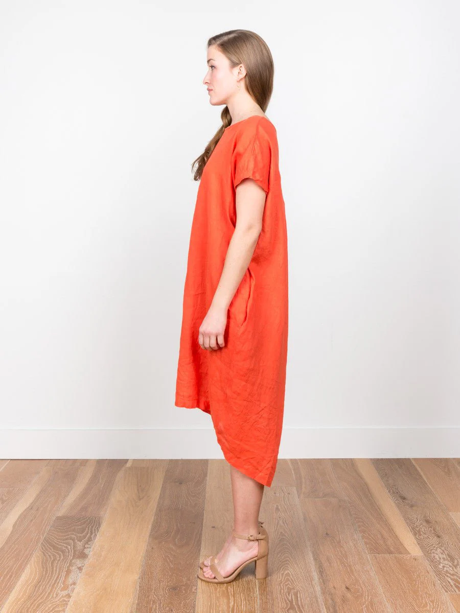 pleated cocoon - paprika - Image 2