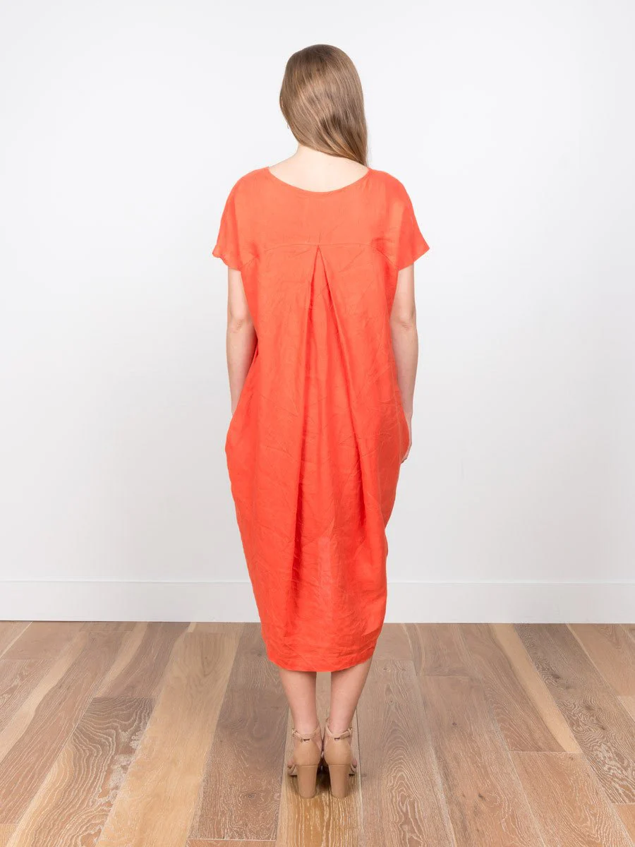pleated cocoon - paprika - Image 3