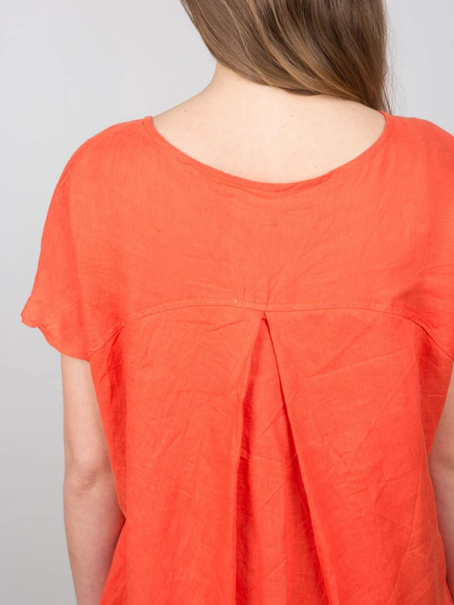 pleated cocoon - paprika - Image 4
