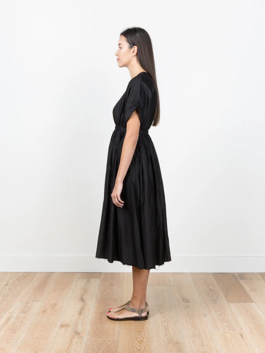 pleated dress - black - Image 2
