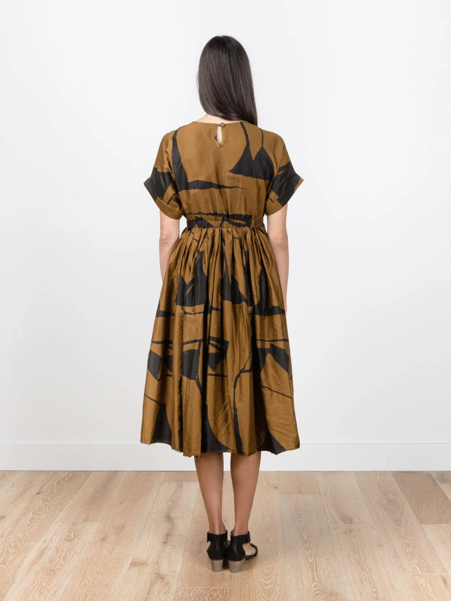 pleated dress - print - Image 3