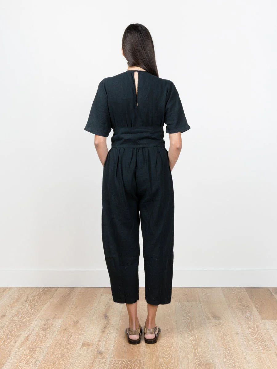 v-neck jumper - black - Image 3