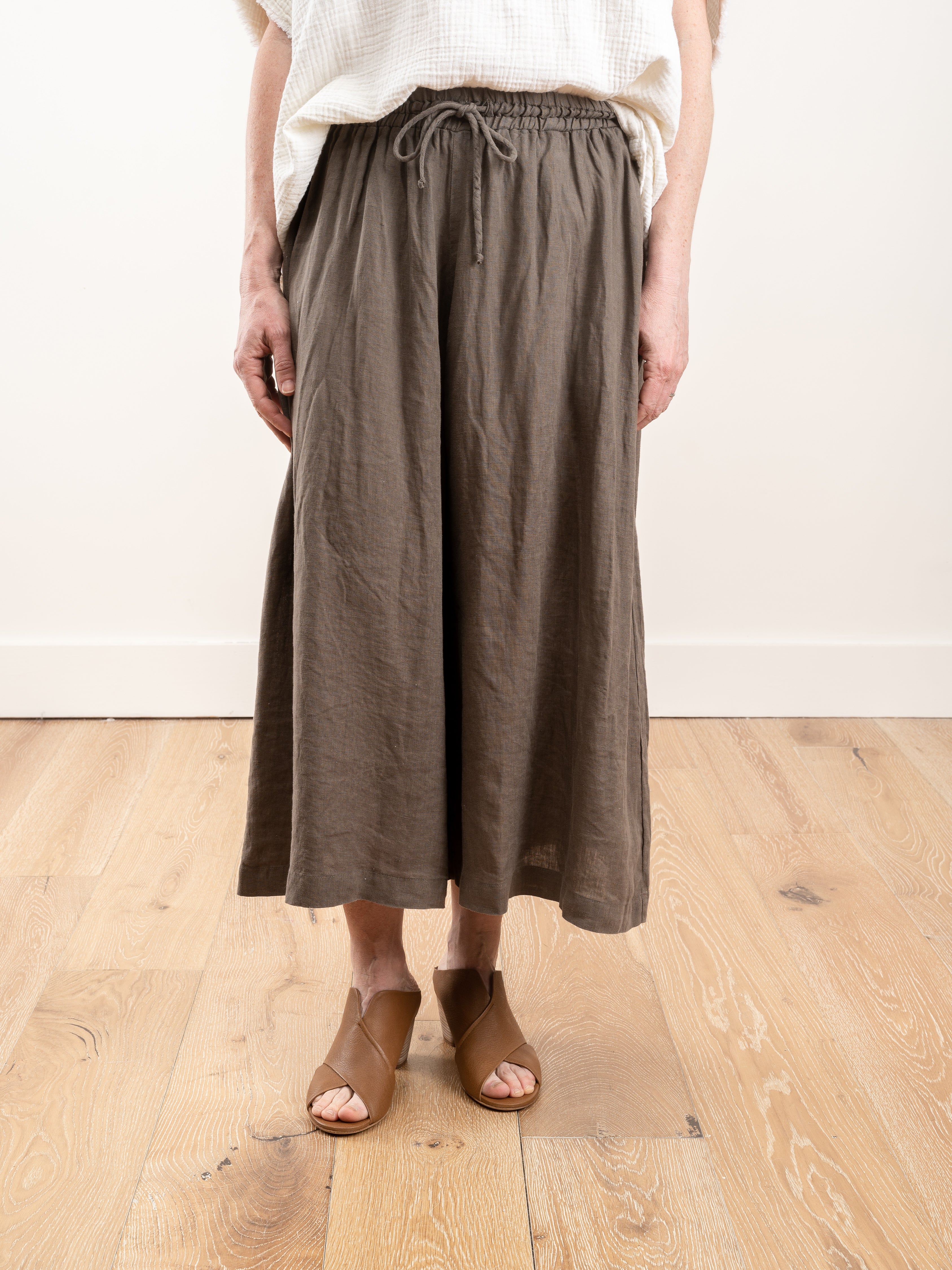 wide culottes - grey - Image 2
