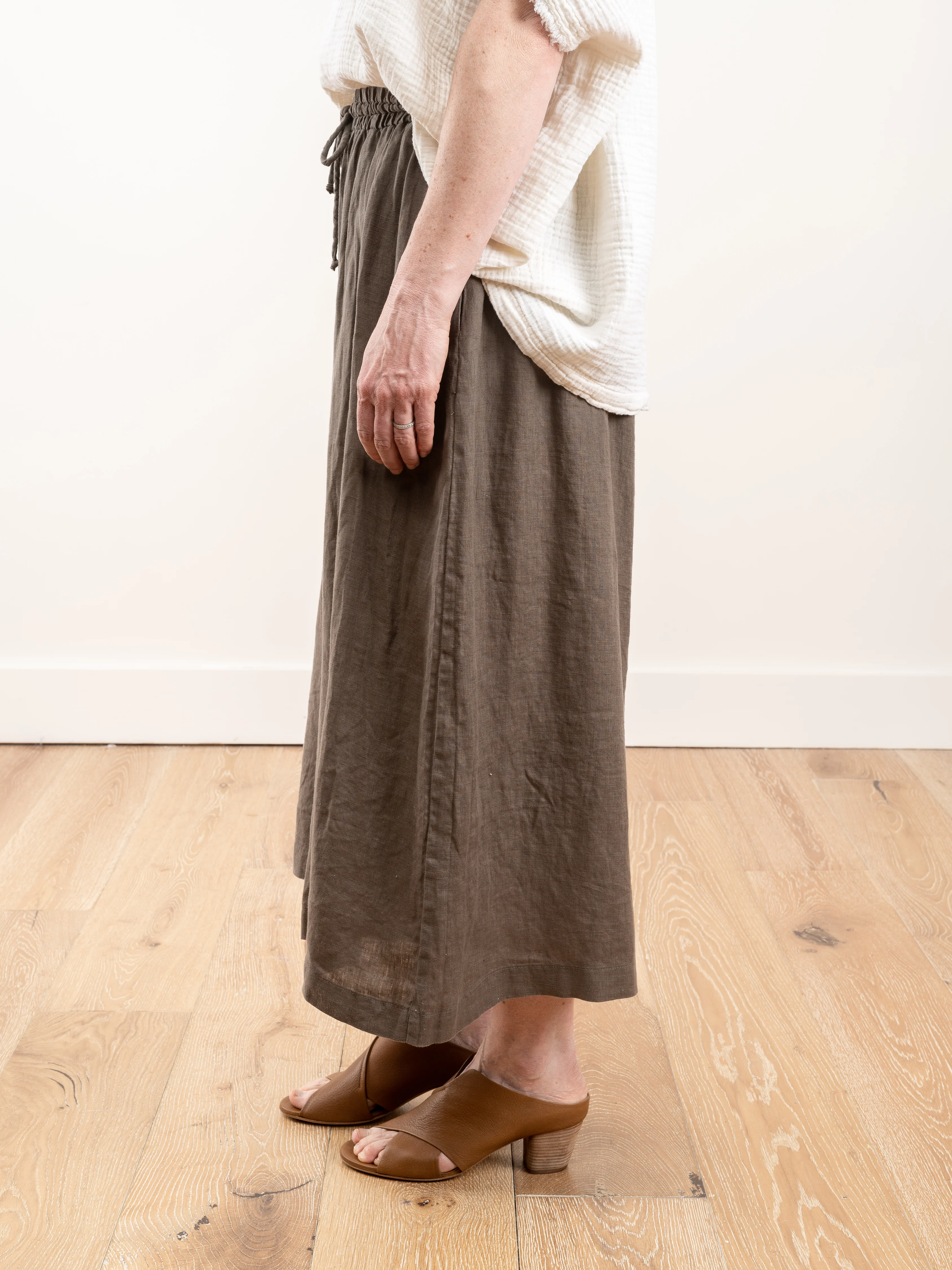 wide culottes - grey - Image 3