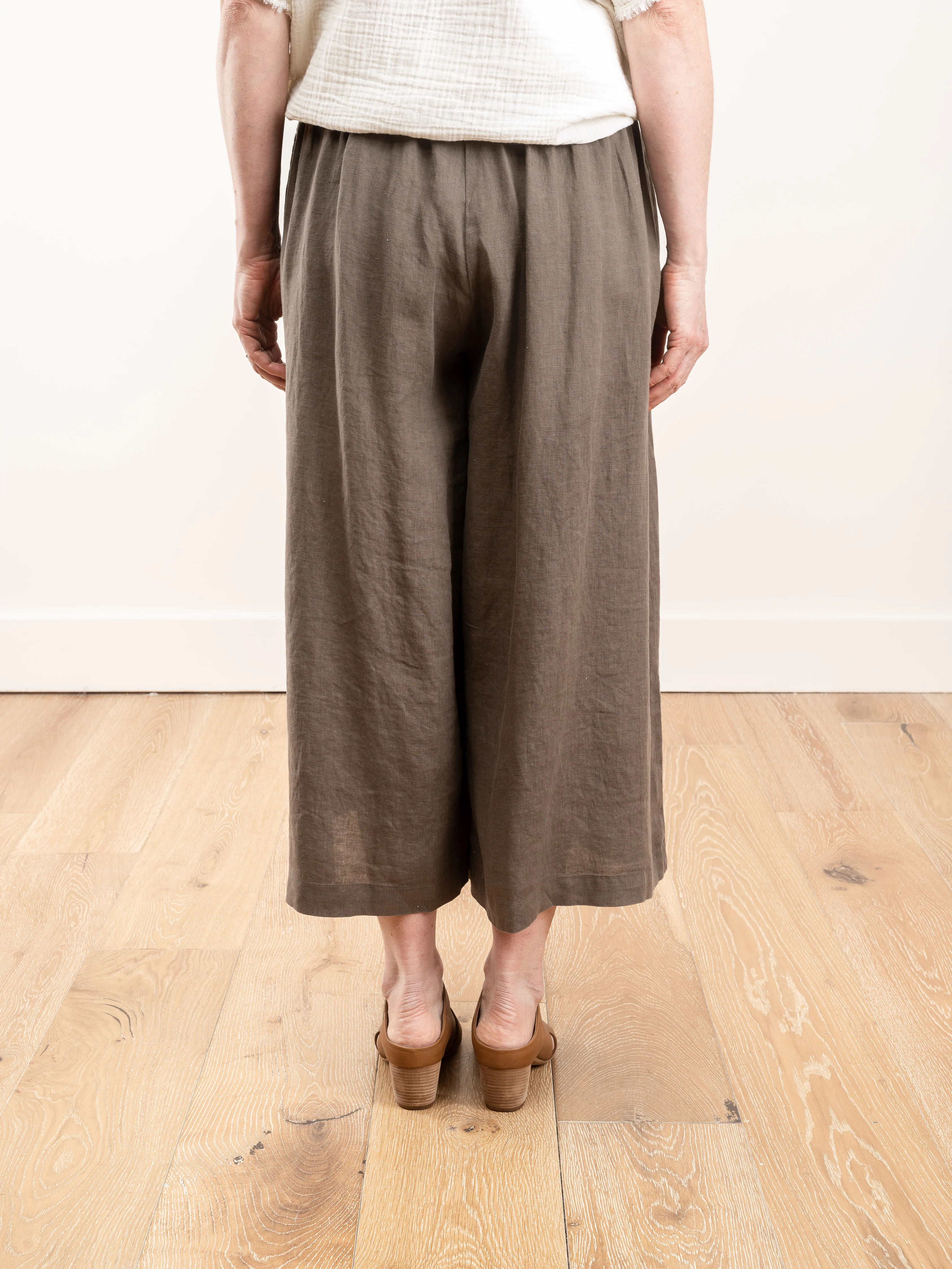 wide culottes - grey - Image 4